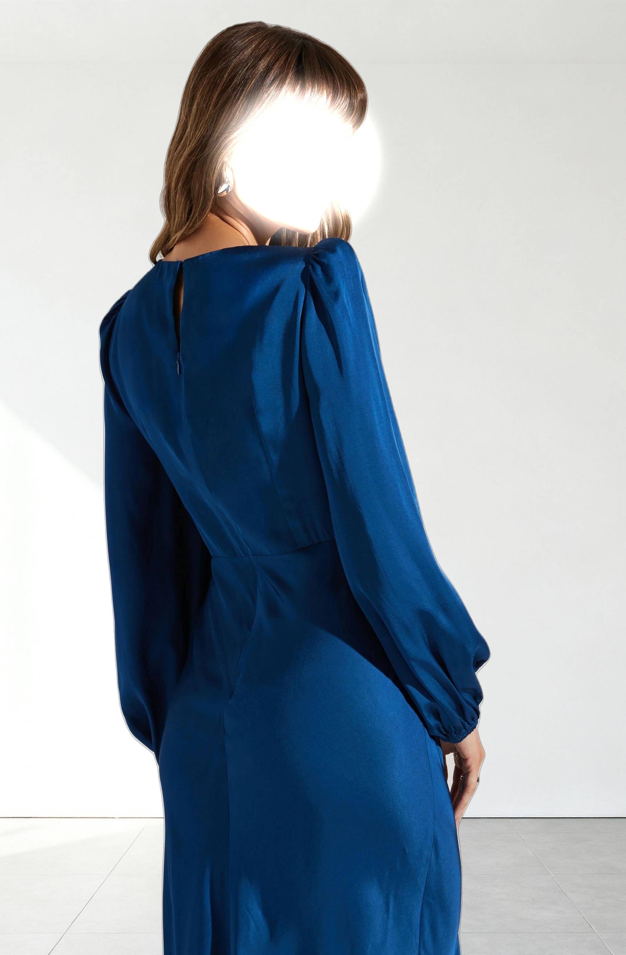 Suzy Satin Cutout Maxi Dress