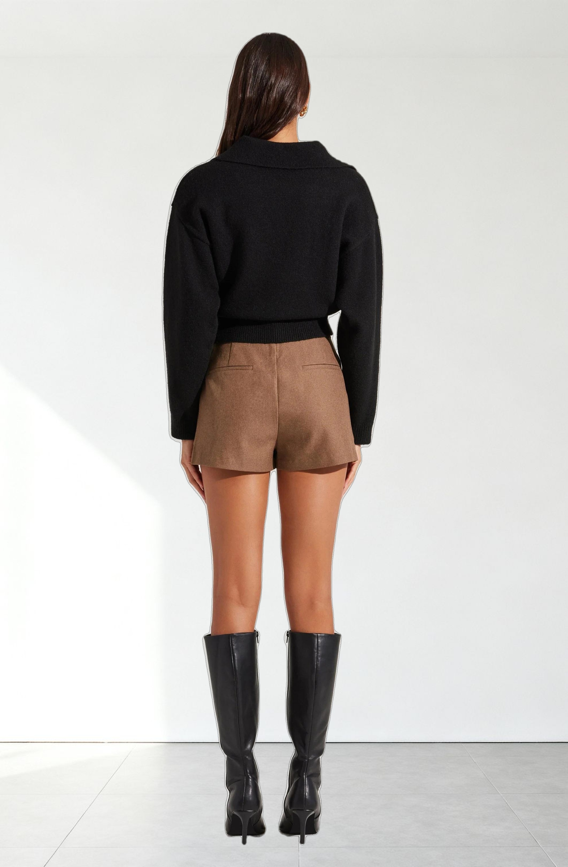 Long Sleeve Polo Sweater