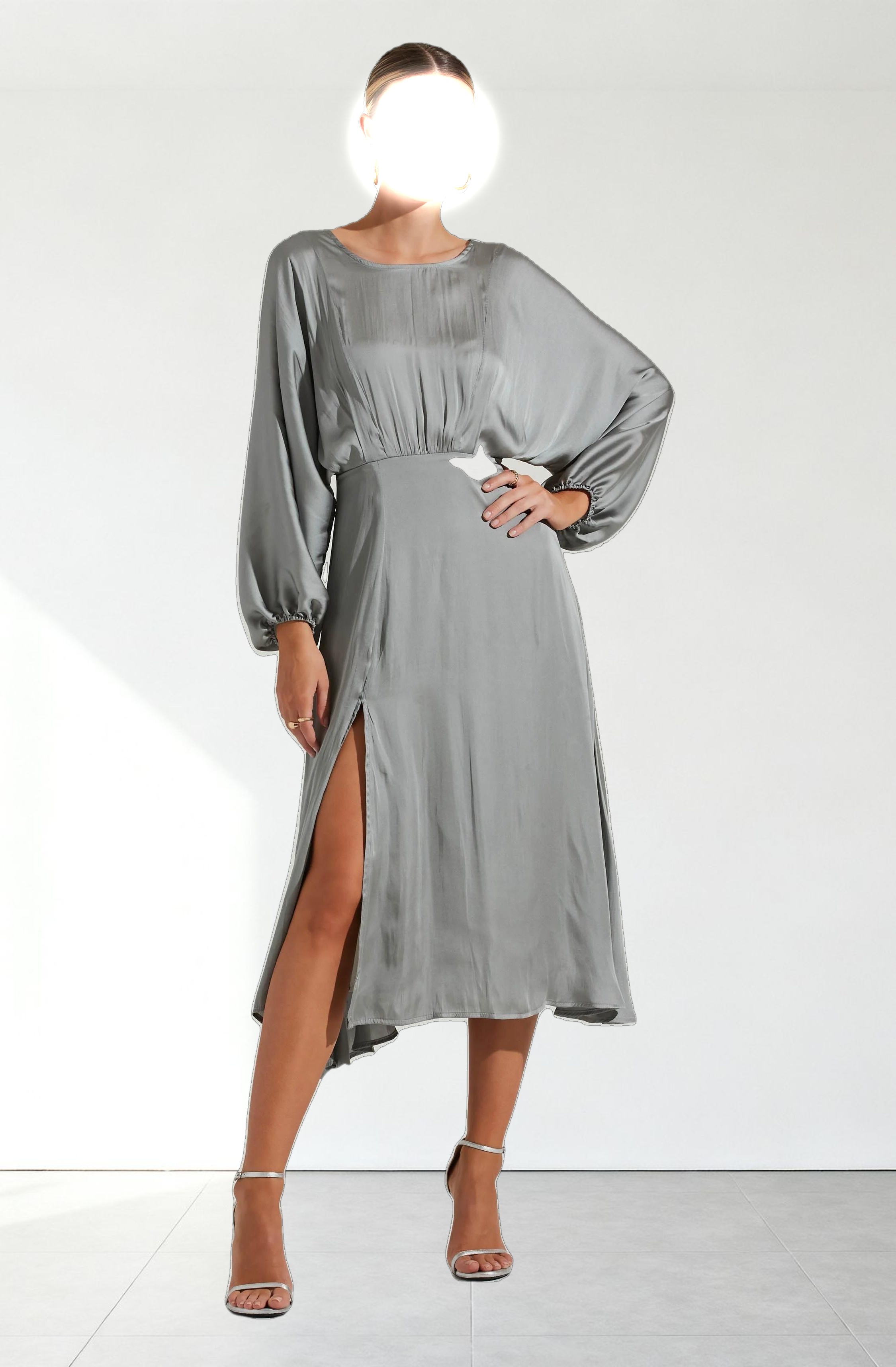 Marin Dolman Sleeve Midi Dress