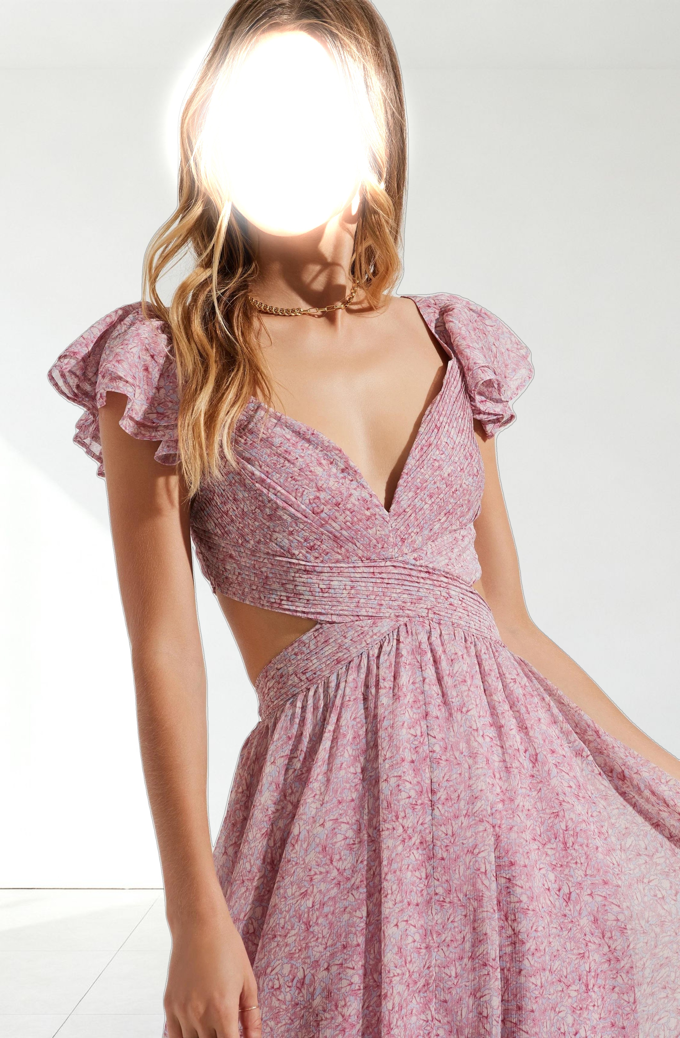 Primrose Floral Strappy Back Maxi Dress