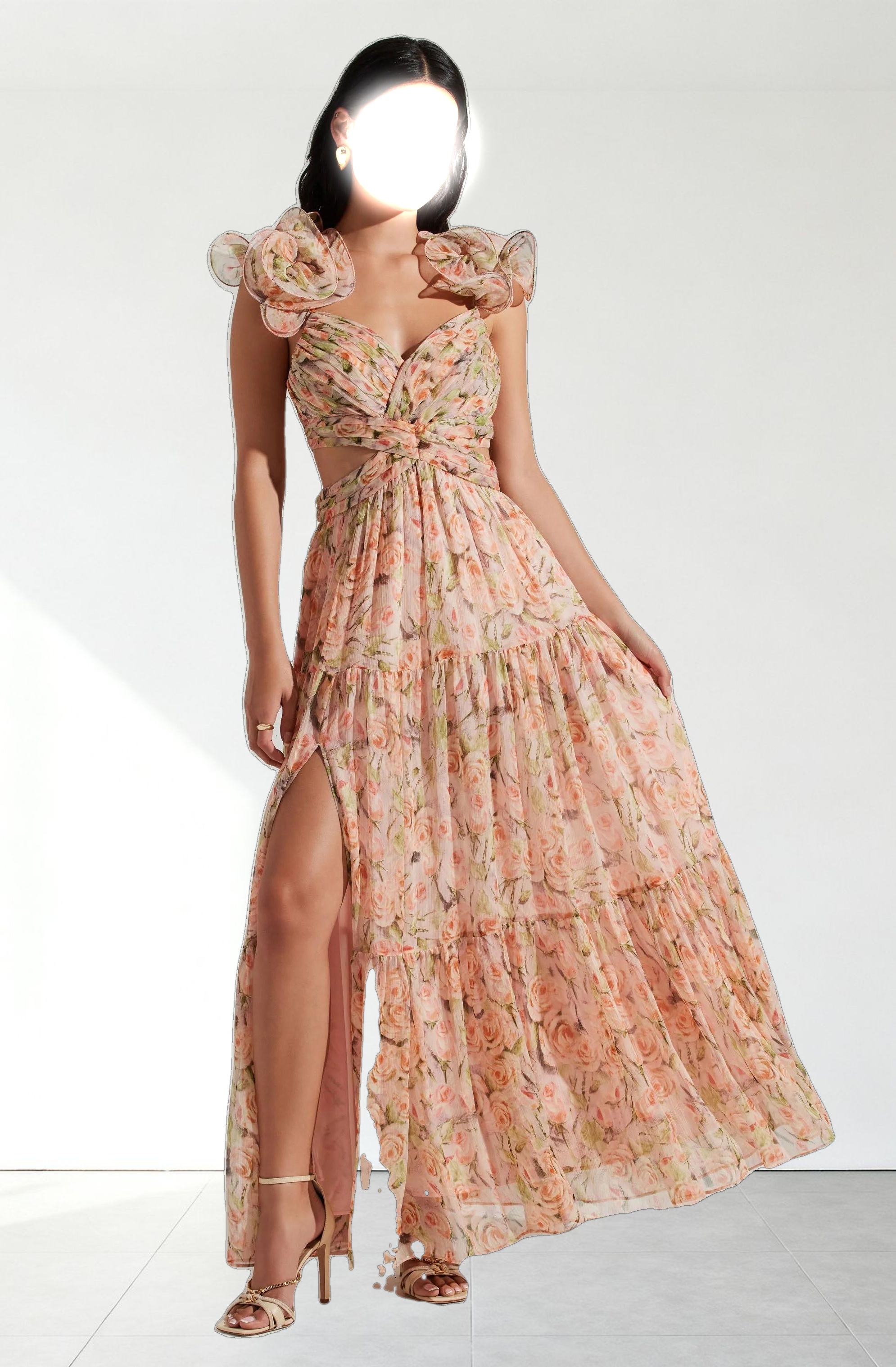 Fritillaria Floral Maxi Dress
