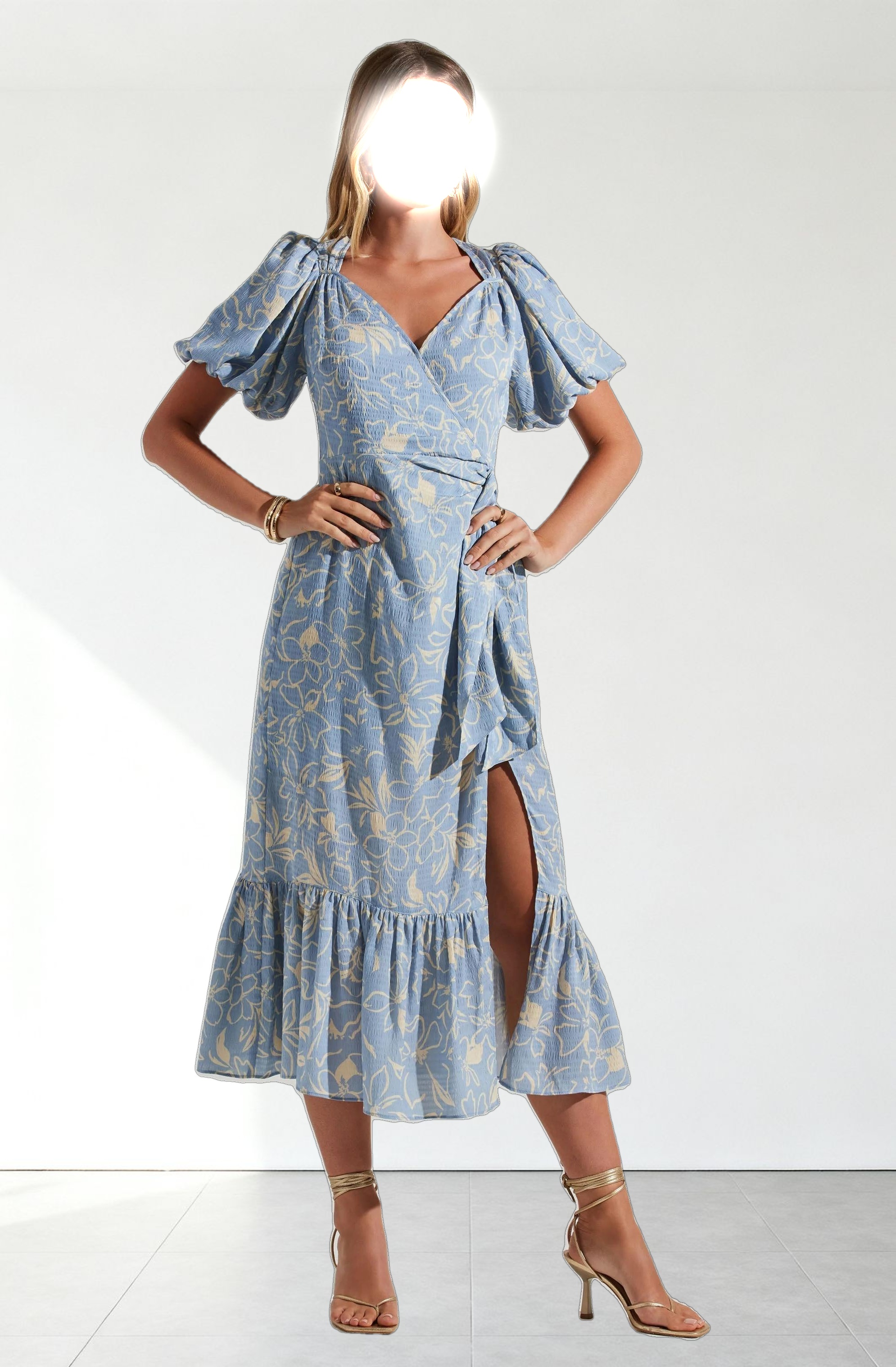 Modena Floral Midi Dress