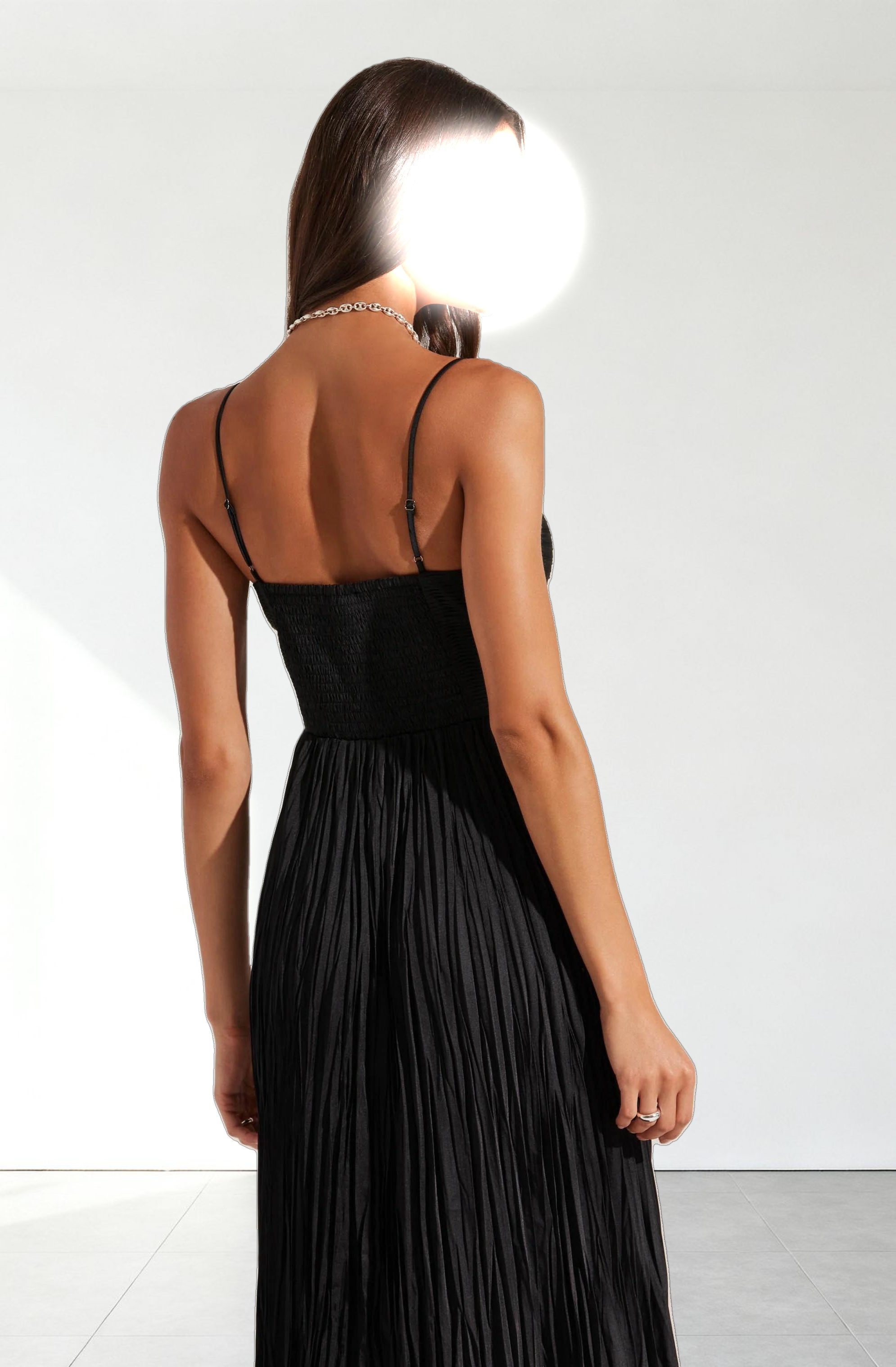 Maeve Pleated Midi Dress