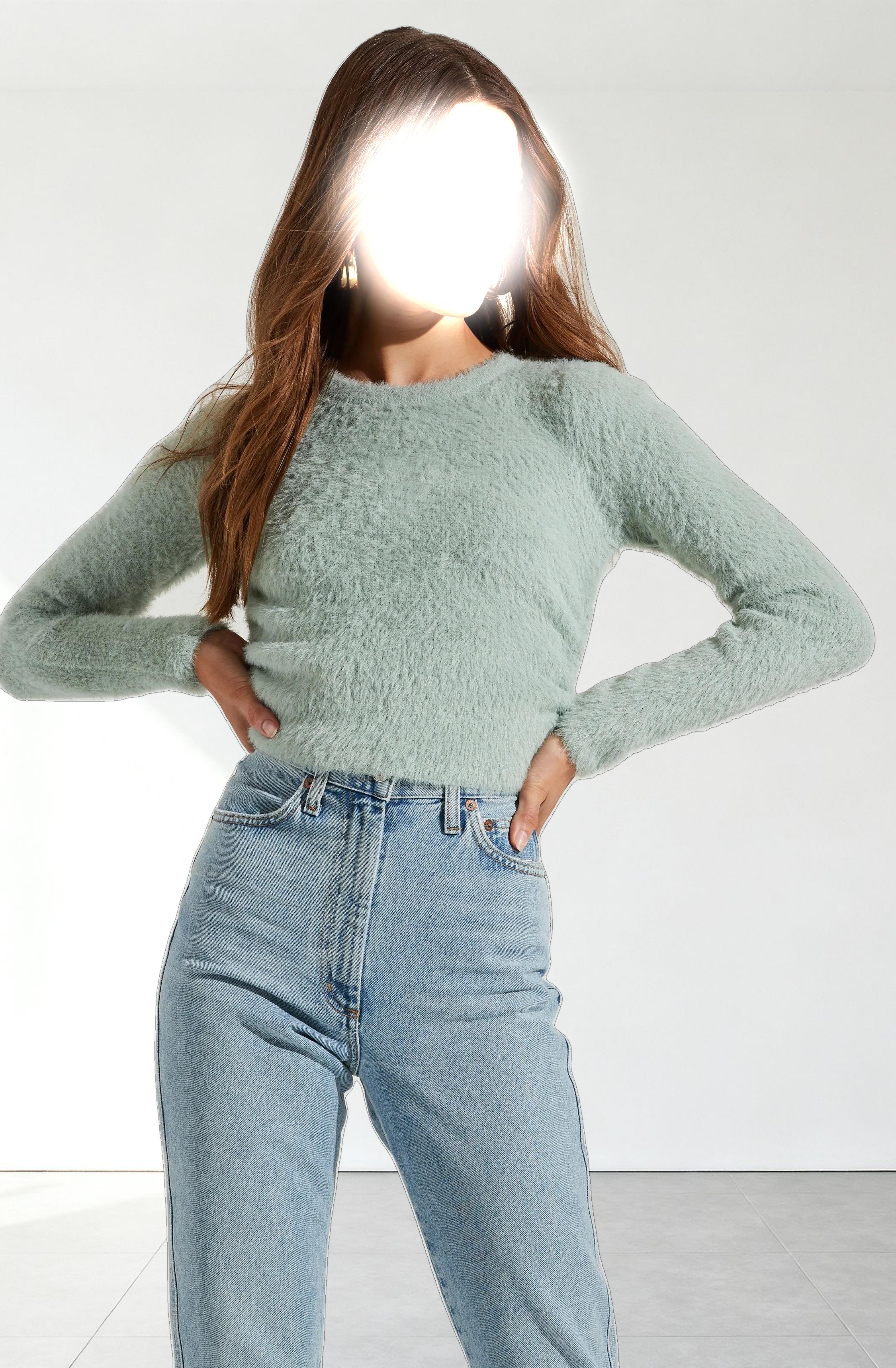 Back Cutout Tie Waist Sweater