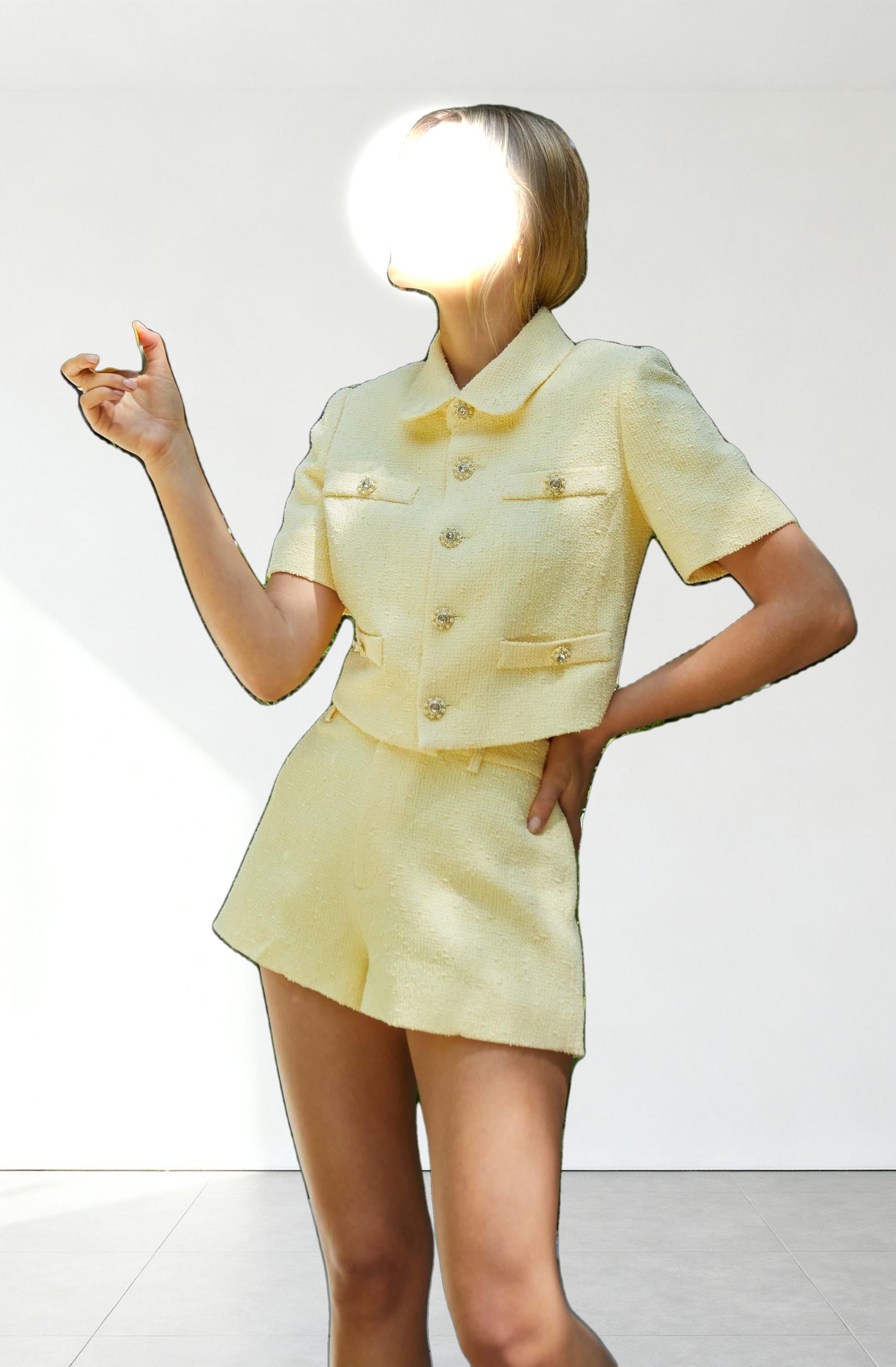 Eaton Tweed Cropped Jacket