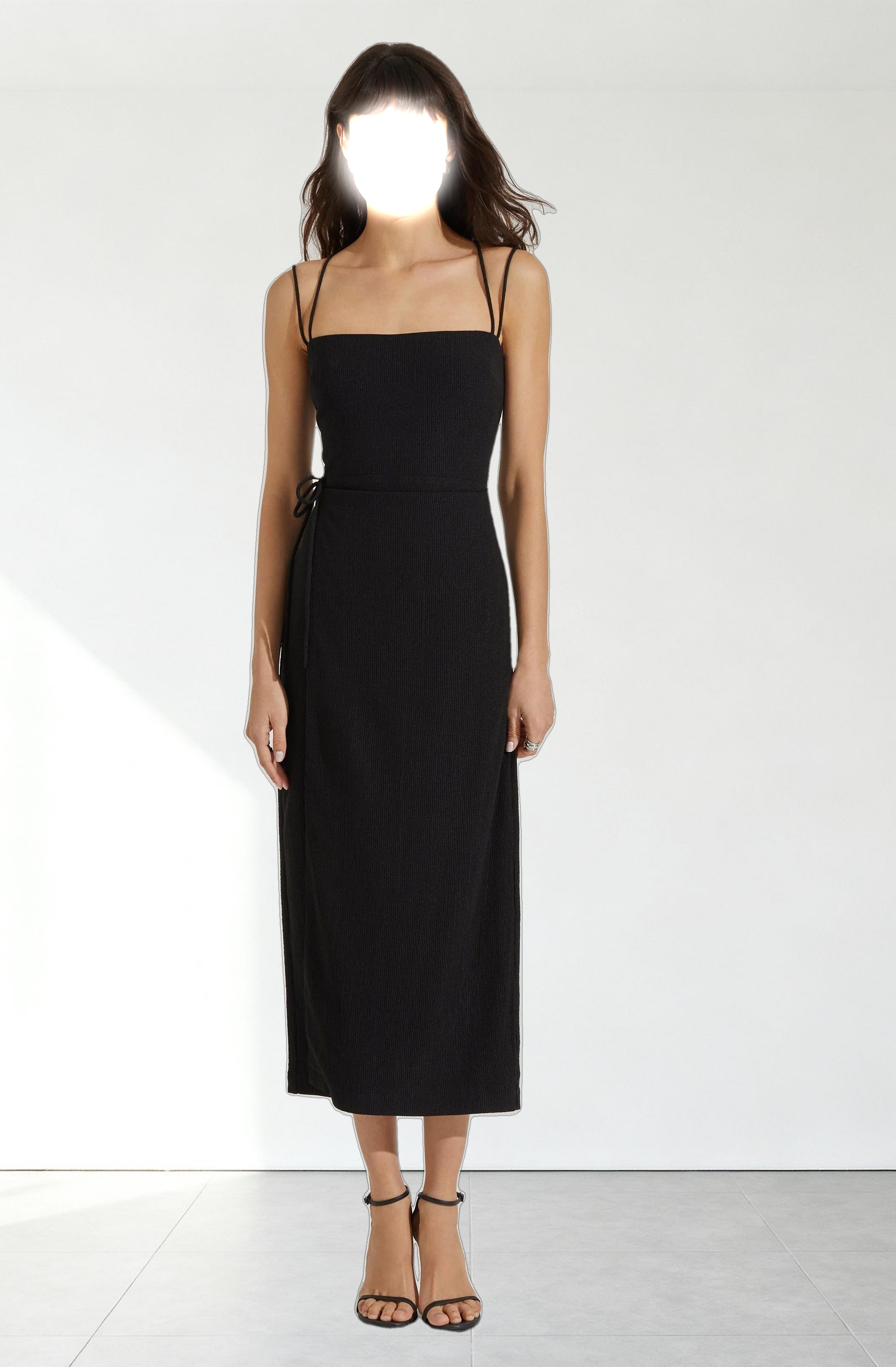 Brinda Wrap Midi Dress