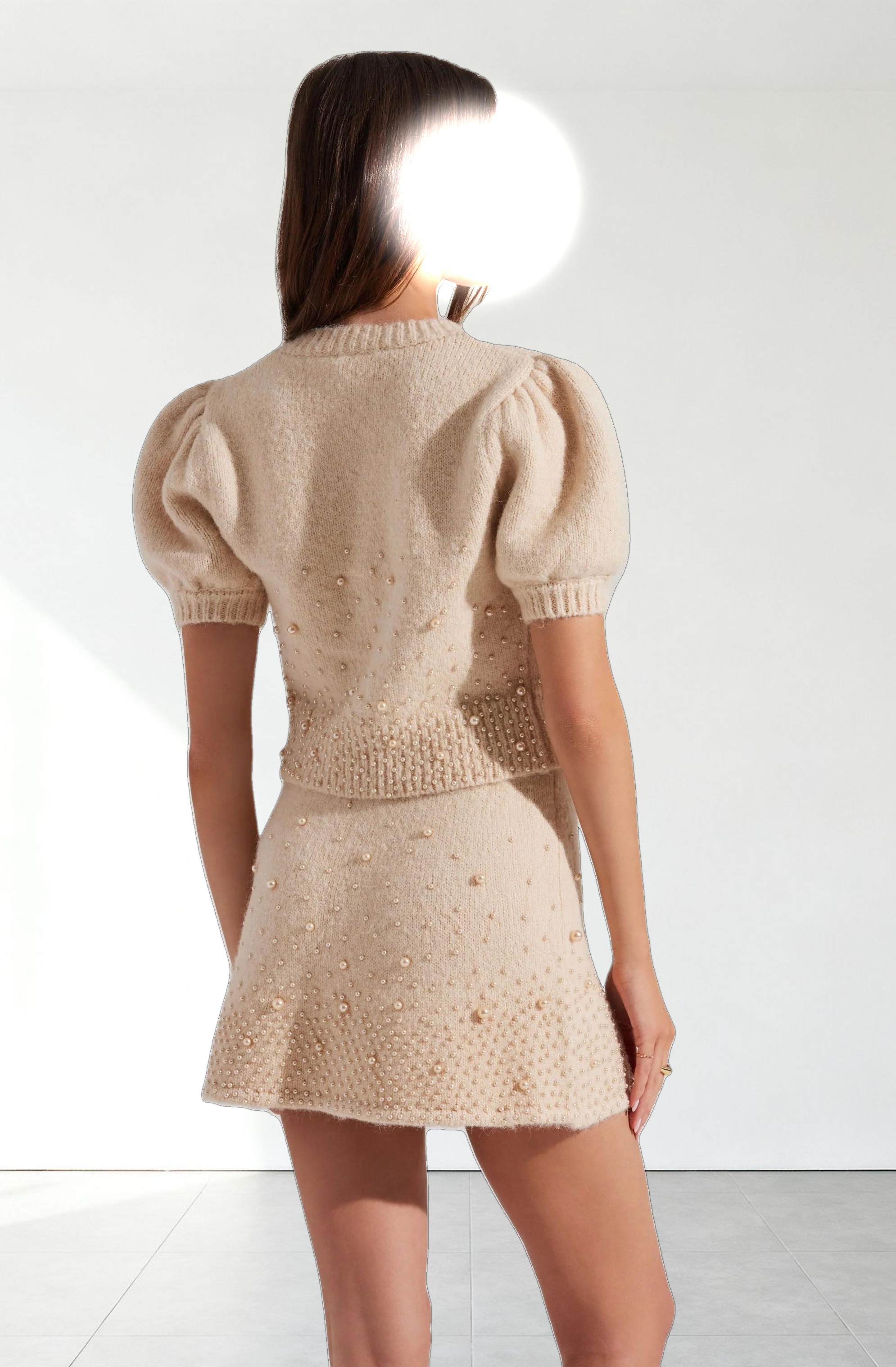 Joly Pearl Embellished Cardigan