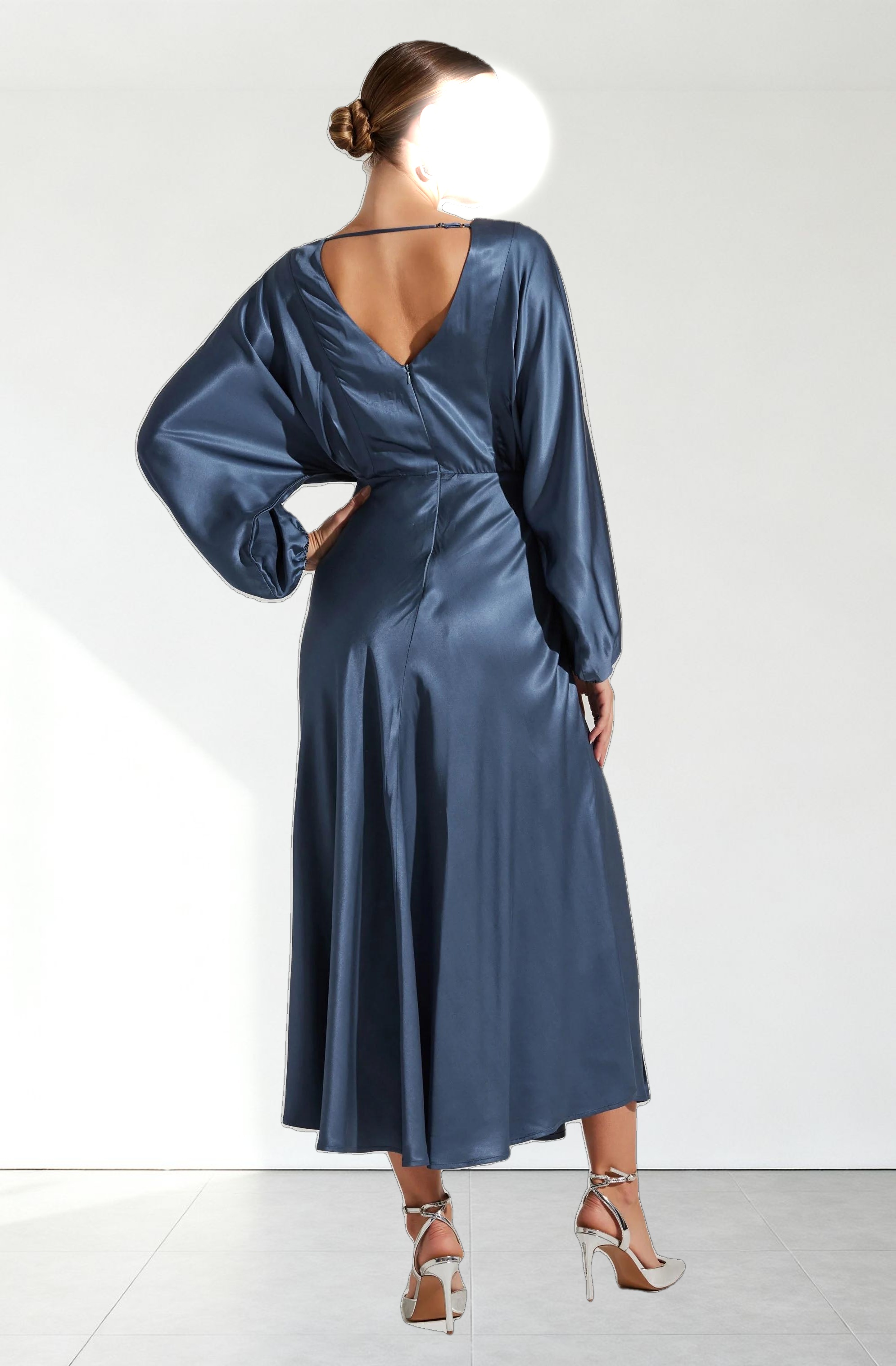 Kimiko V-Neck Midi Dress