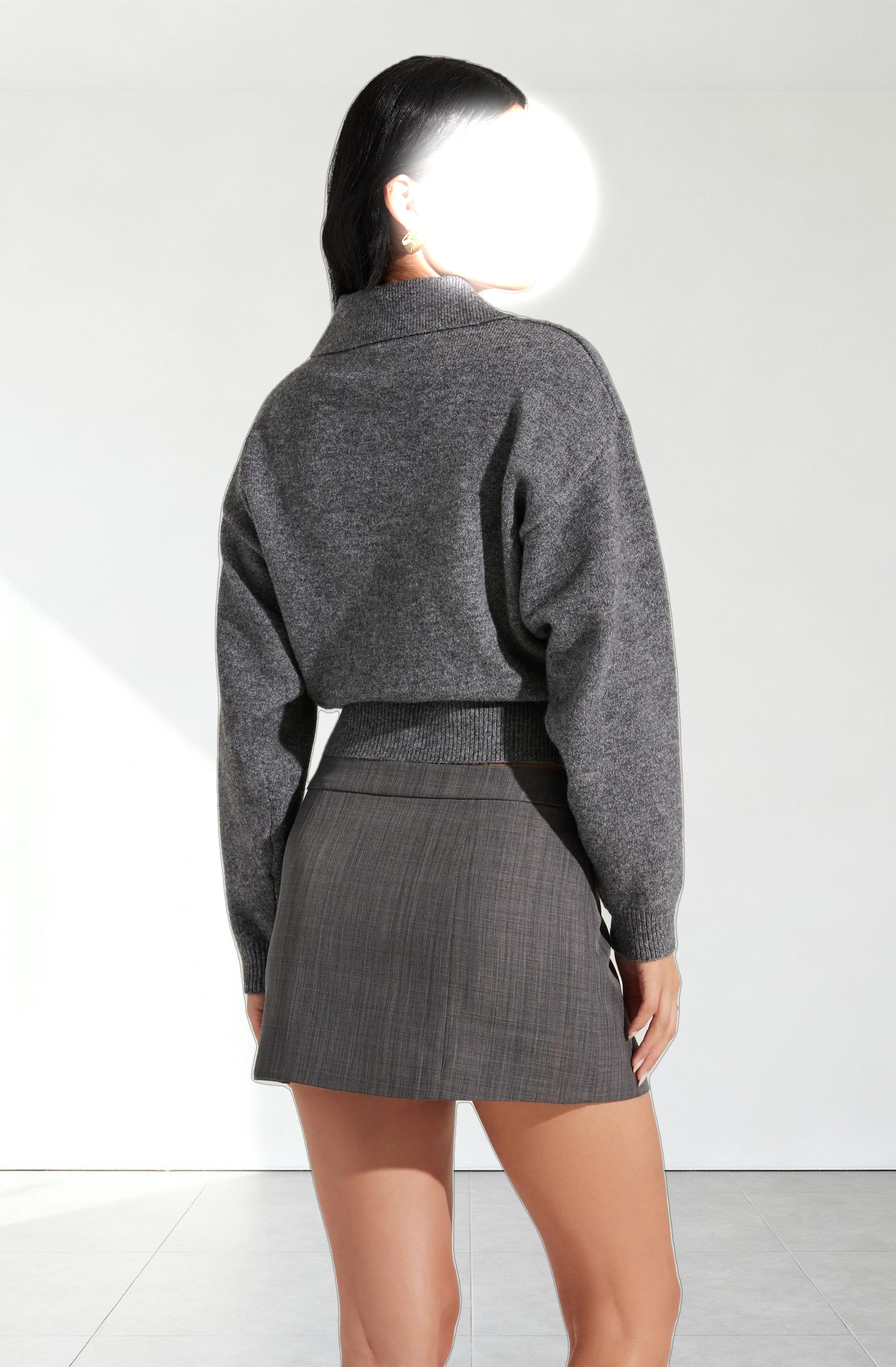 Long Sleeve Polo Sweater