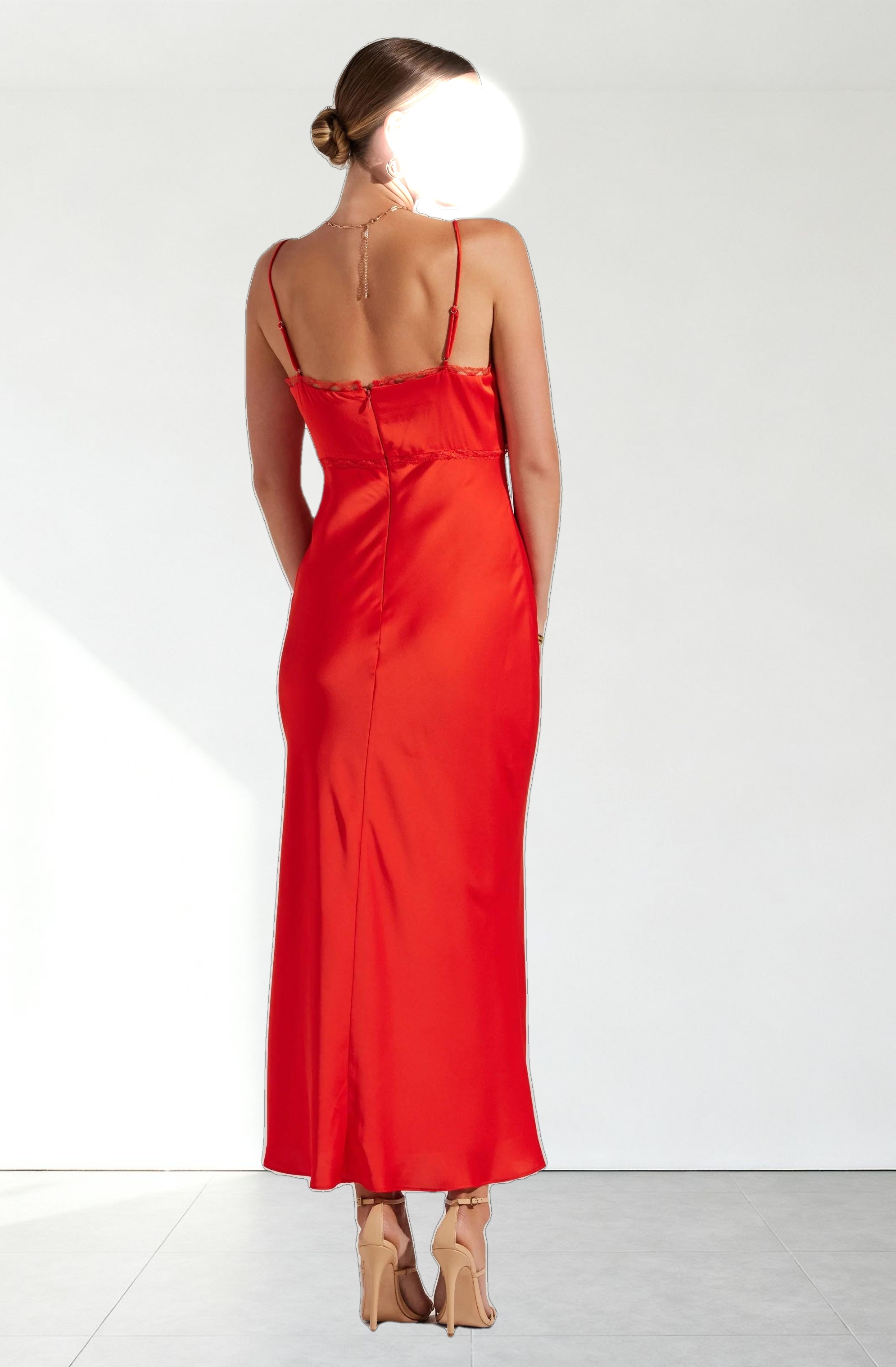 Florianne Satin Maxi Dress