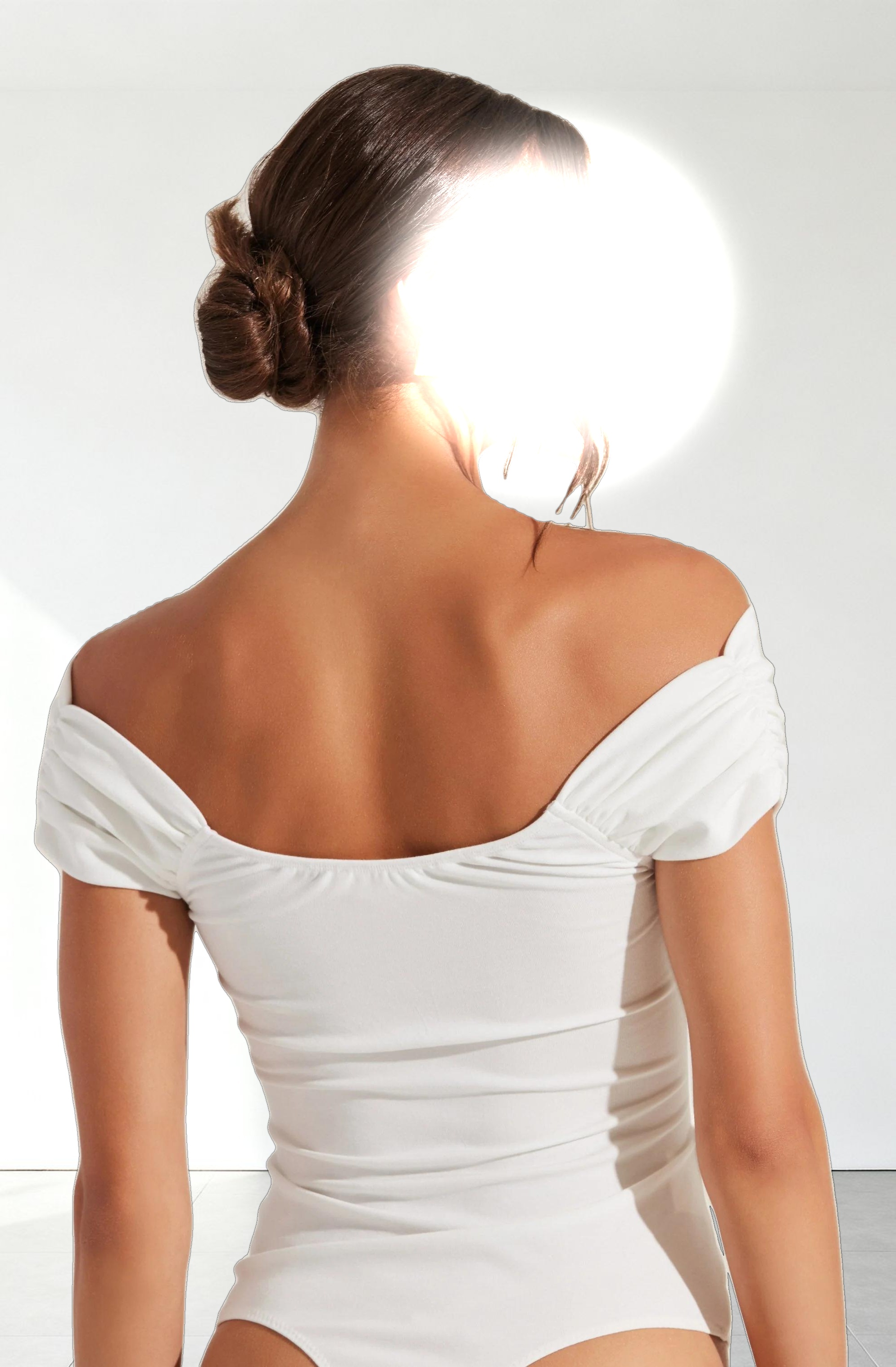 Gissel Crossover Off Shoulder Bodysuit