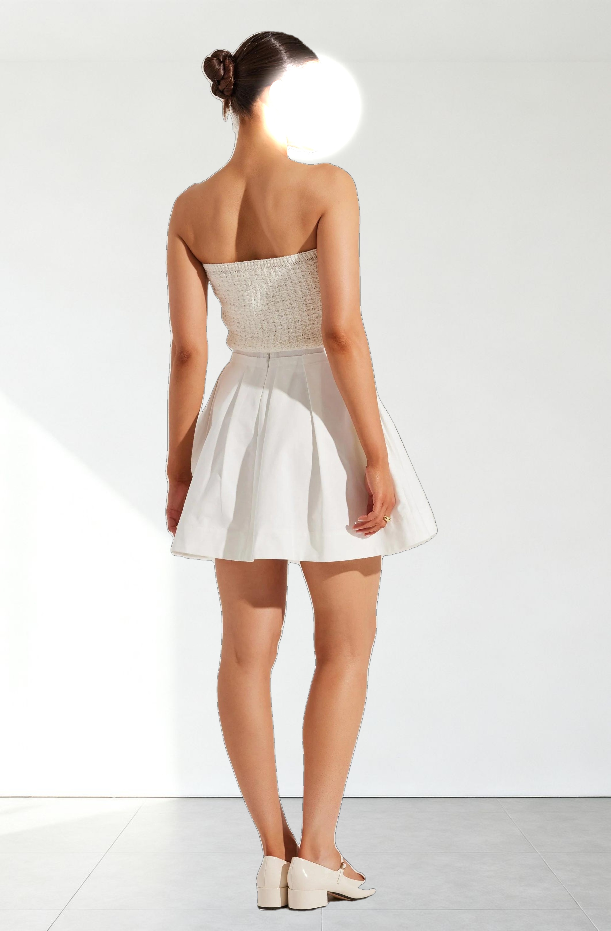 Antheia Pleated Mini Skirt