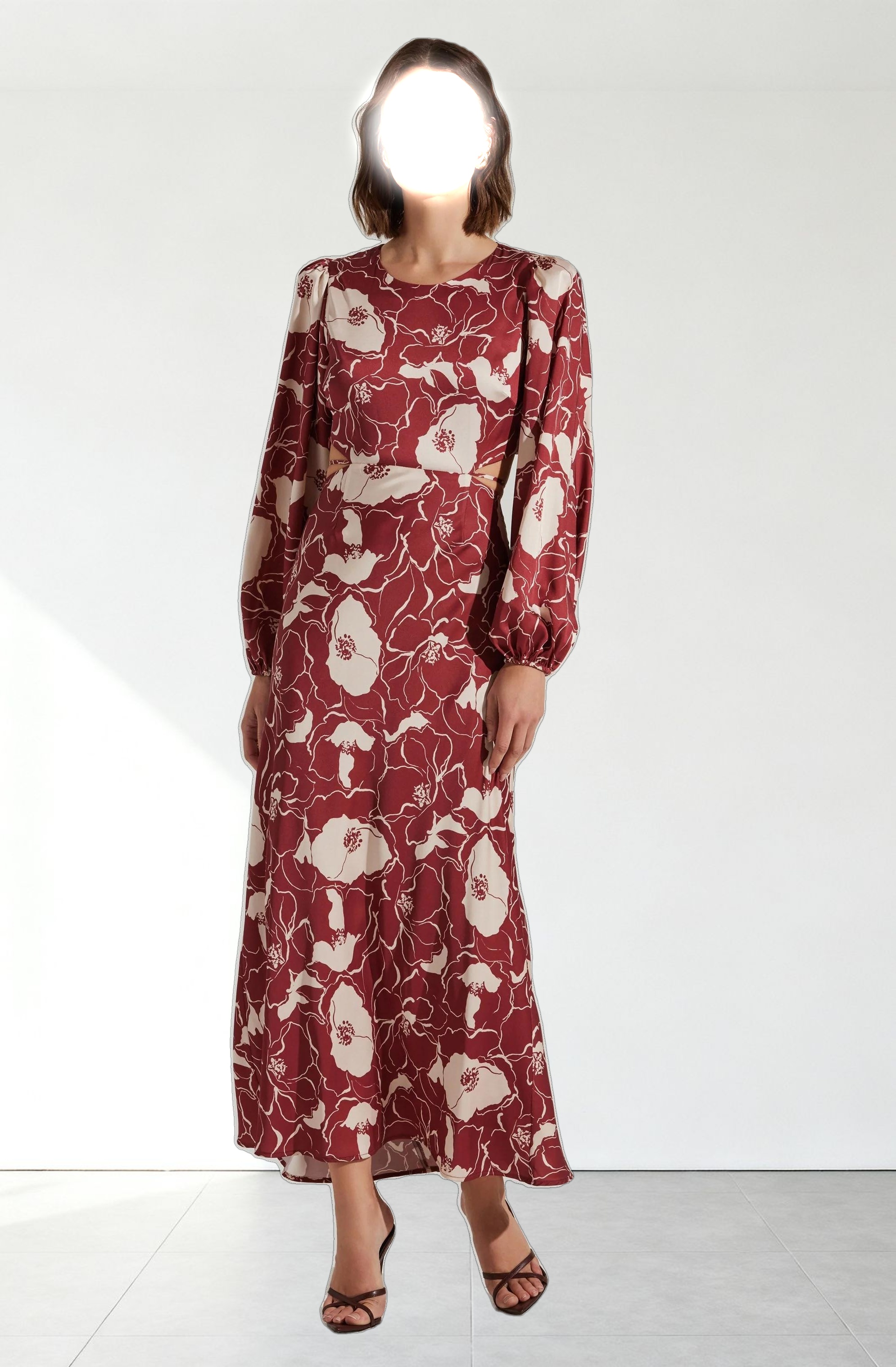 Quinn Floral Cutout Maxi Dress