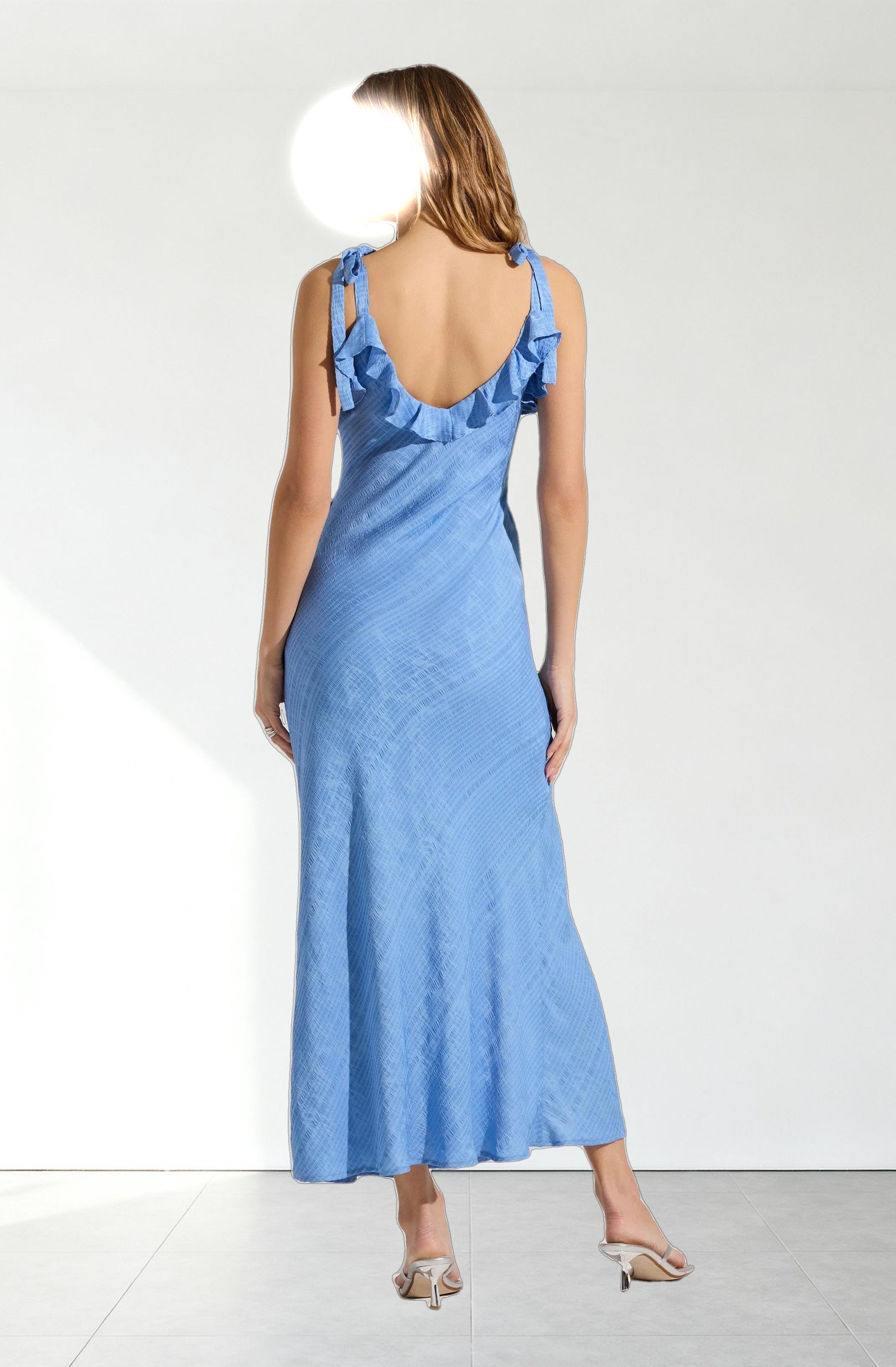 Sorbae Ruffle Maxi Dress