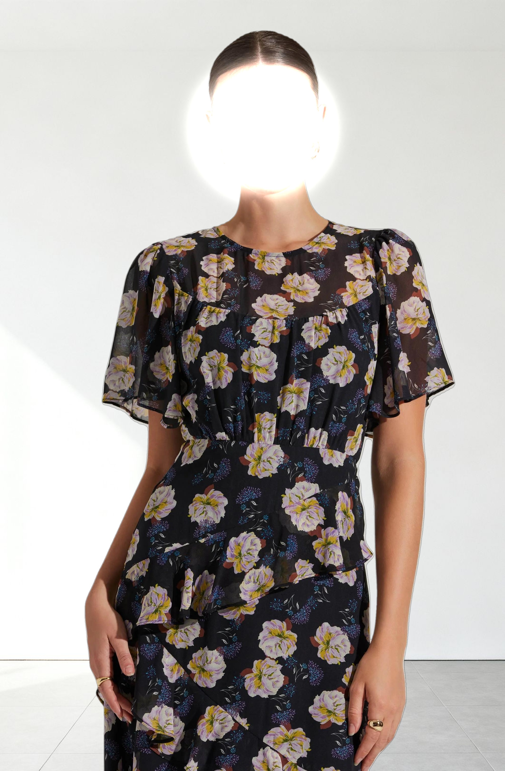 Floramae Floral Midi Dress