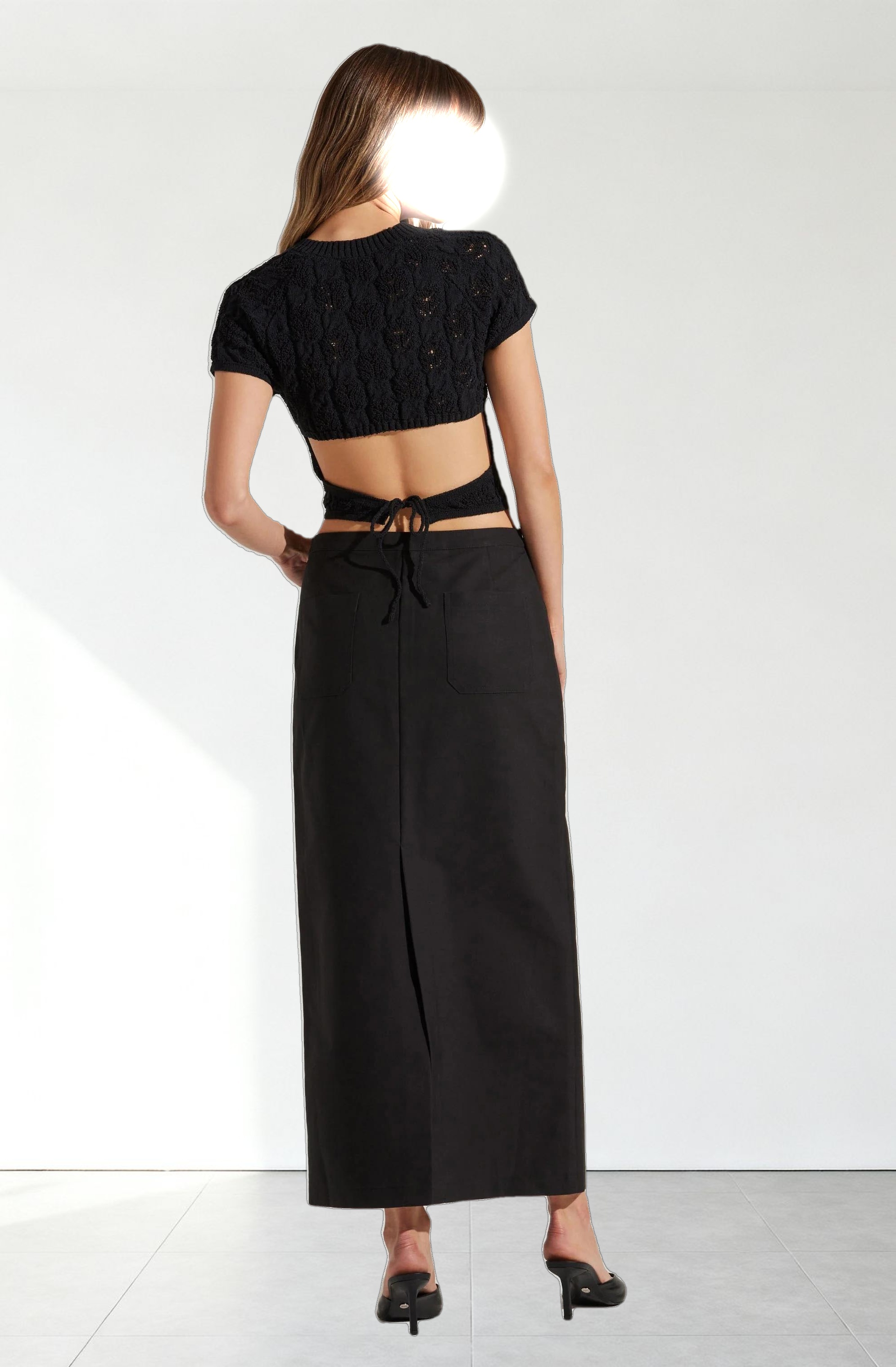 Sibley Tailored Midi Skirt
