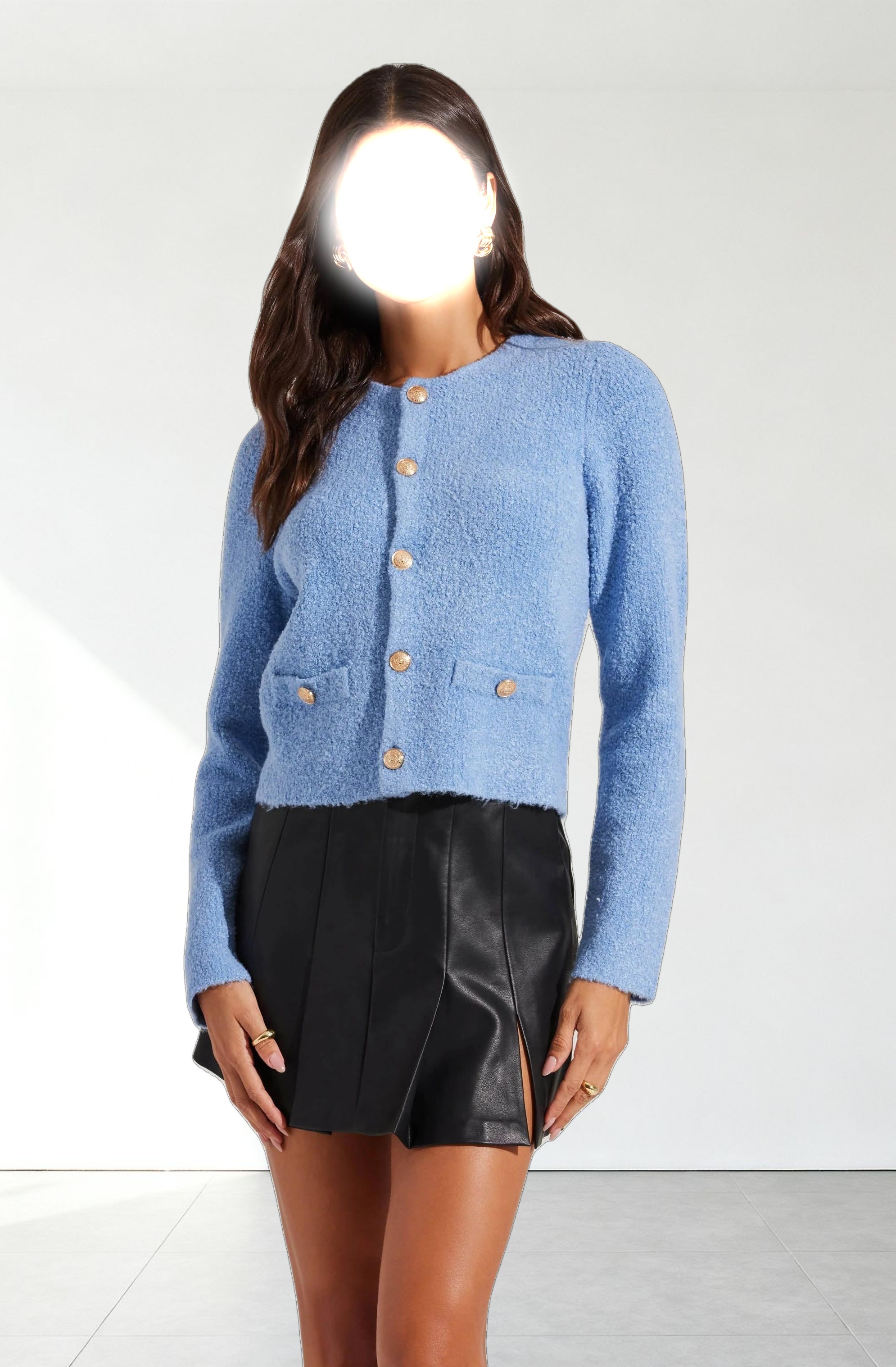 Teddy Cardigan Sweater