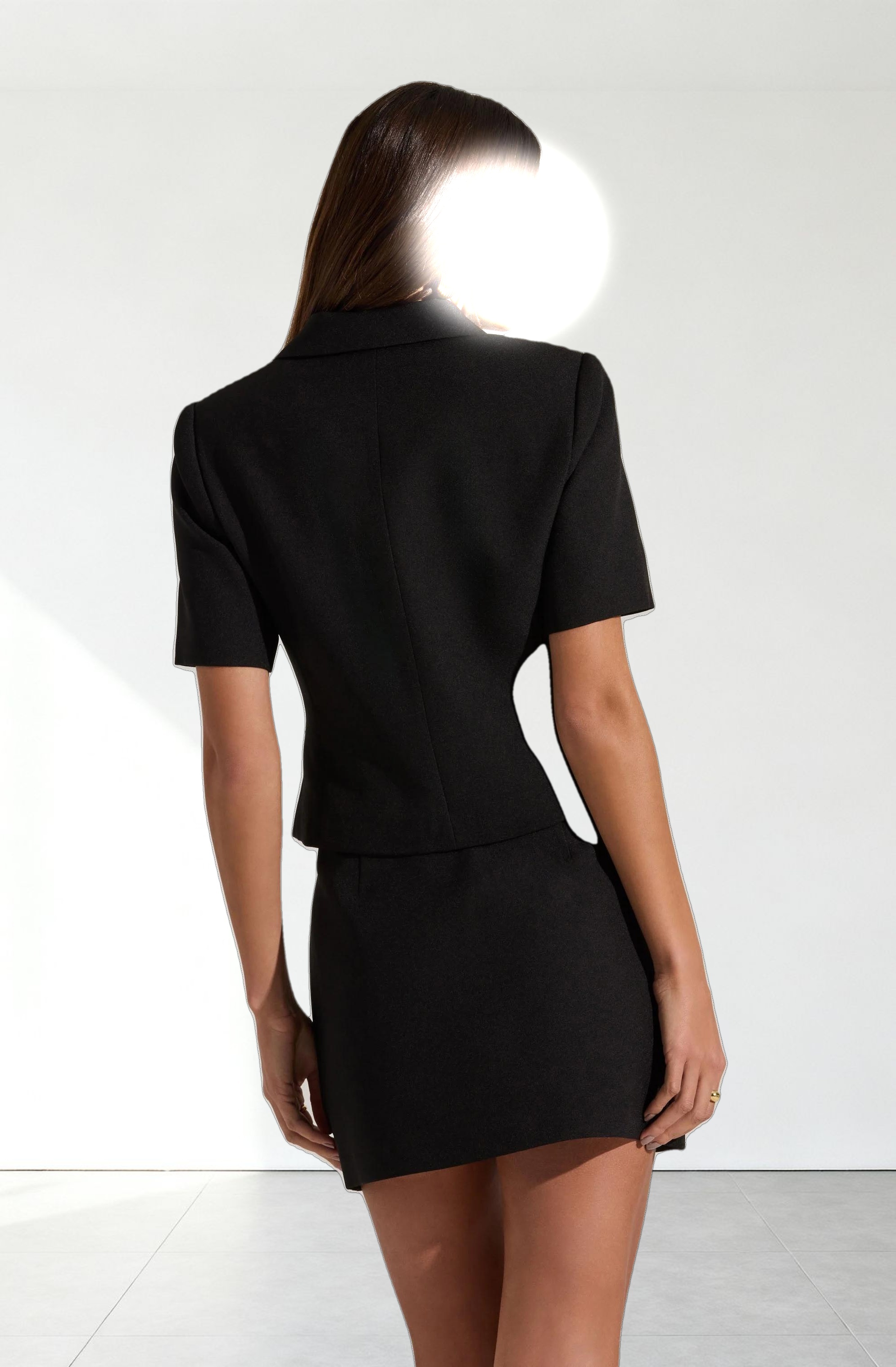 Sophie Bow Embellished Mini Skirt