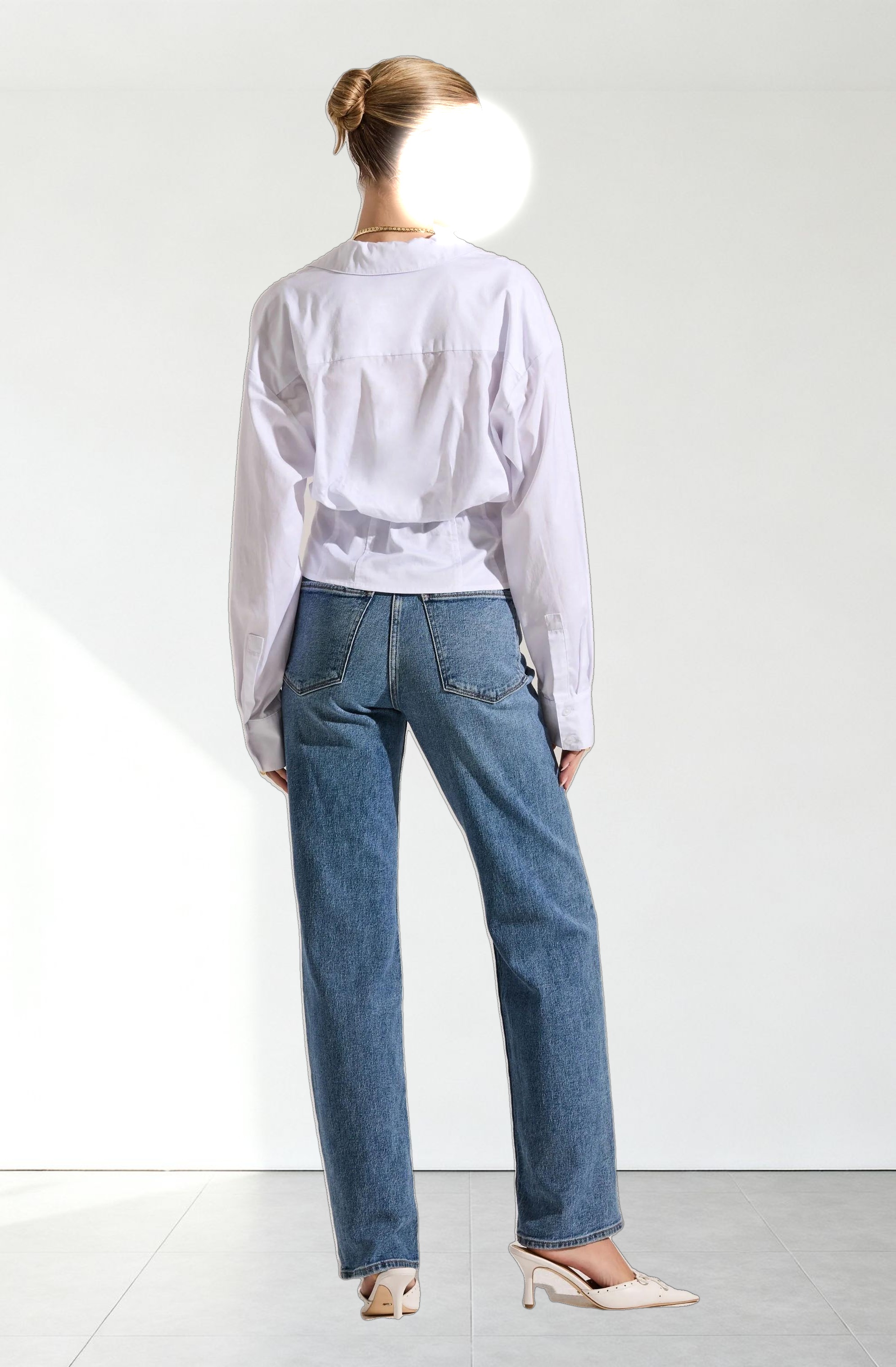 Layered Peekaboo Corset Shirt