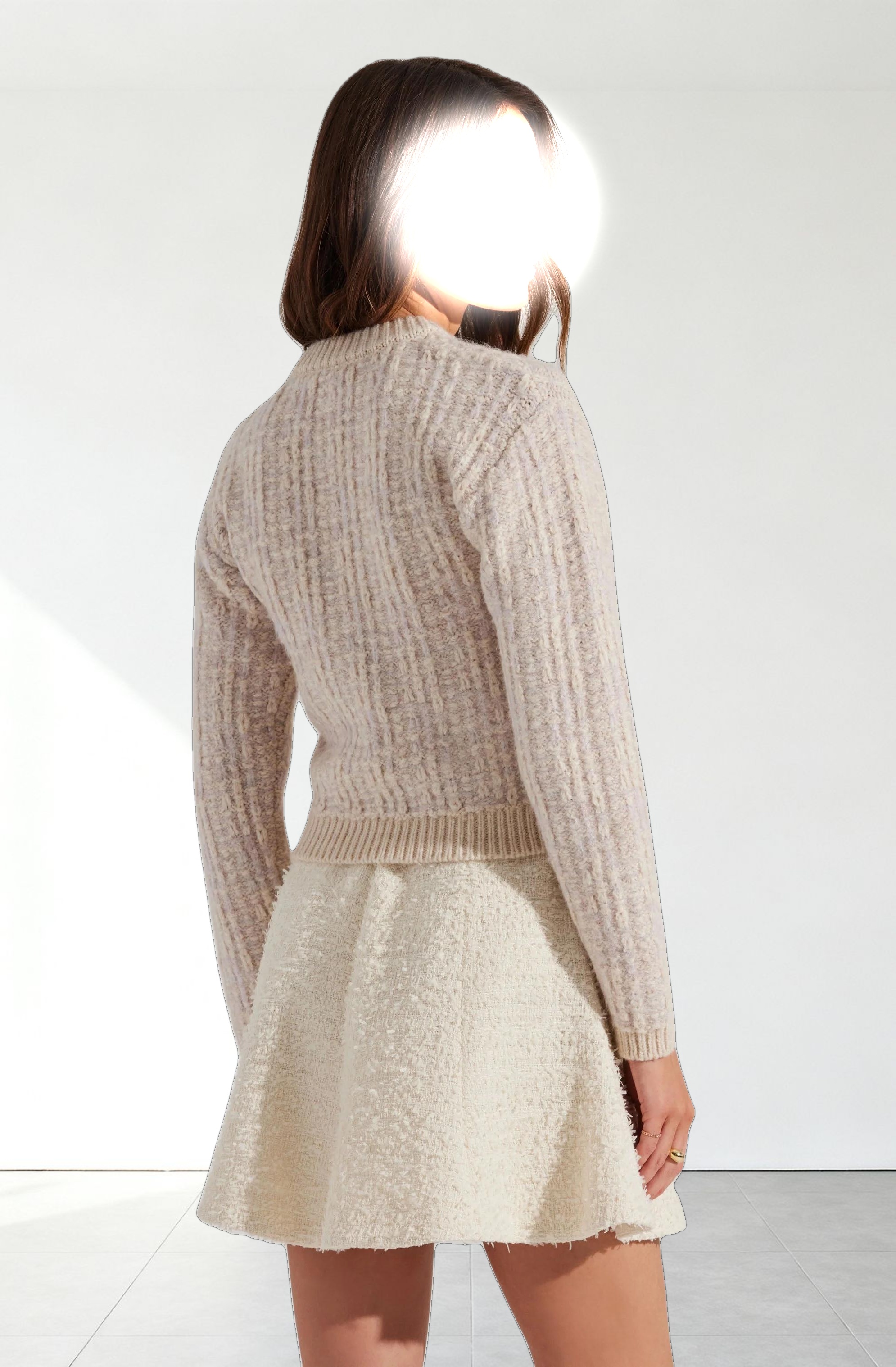 Leyla Contrast Trim Cardigan