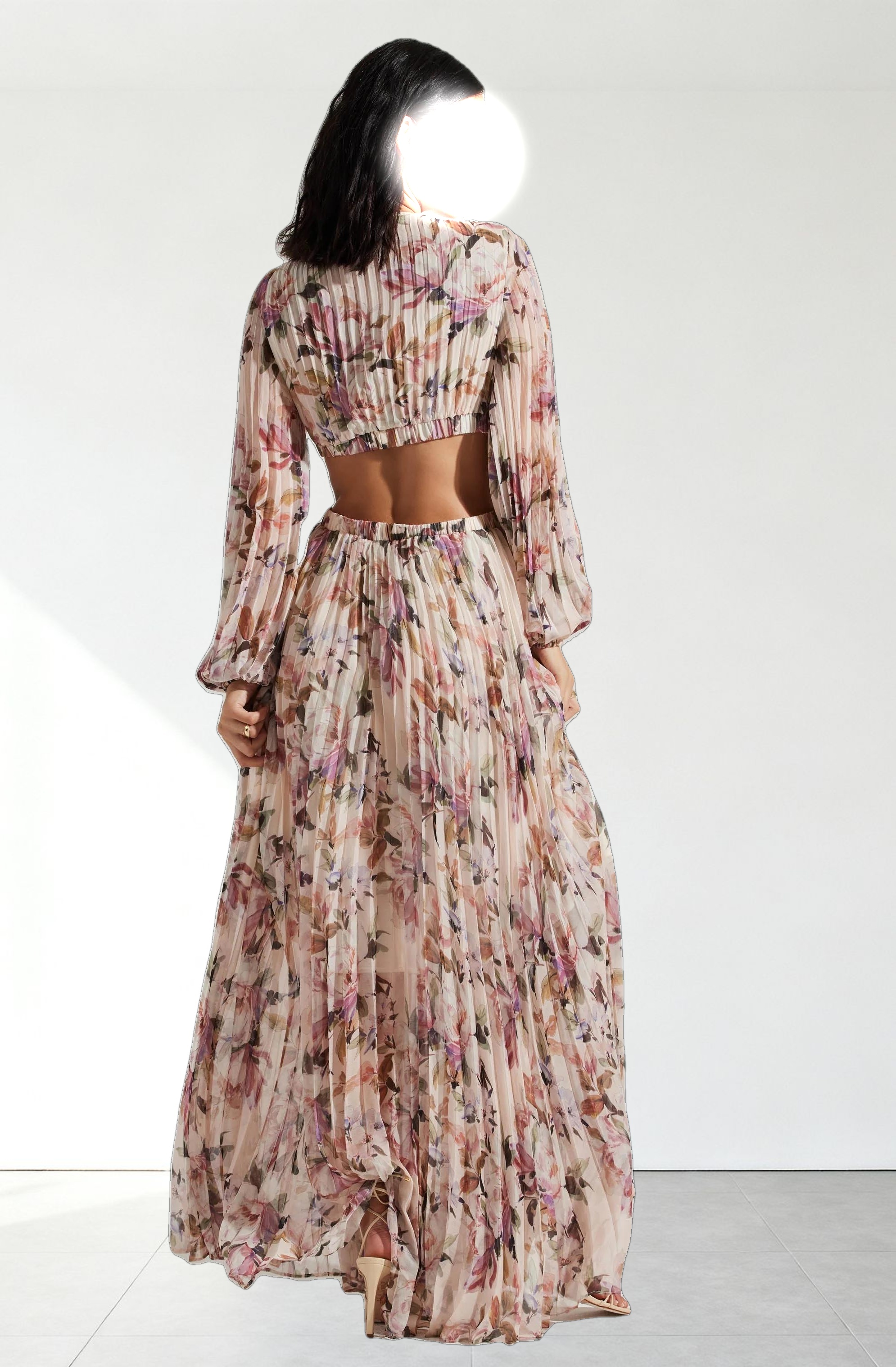 Revery Floral Long Sleeve Maxi Dress