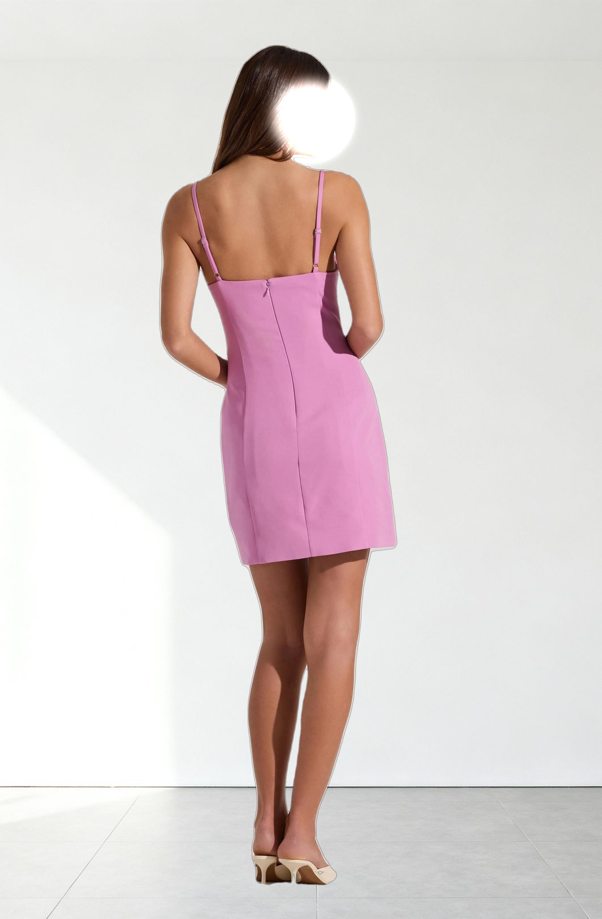 Bow Detail Bustier Mini Dress