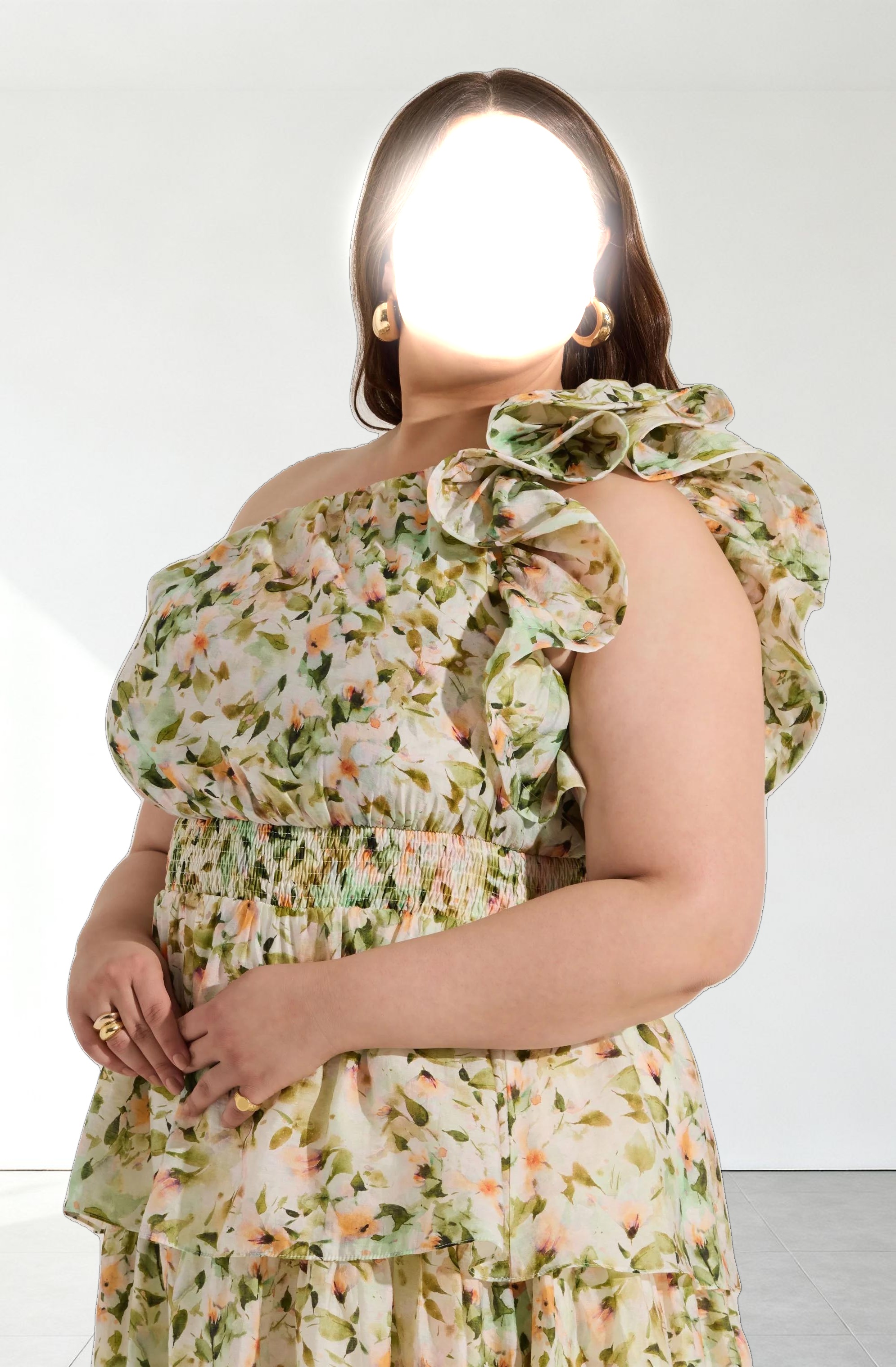 Imelda One Shoulder Maxi Dress