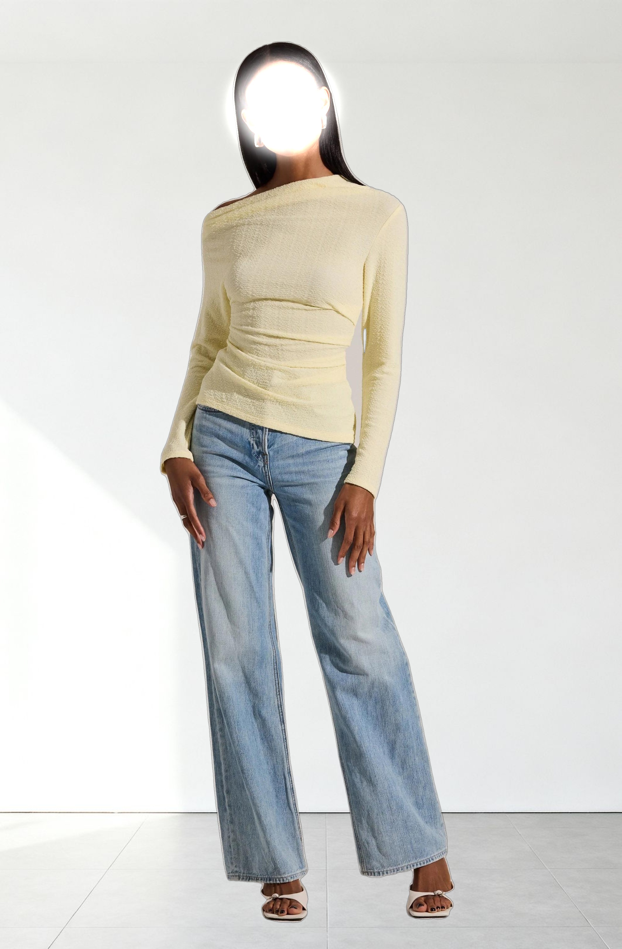 Textured Off Shoulder Top