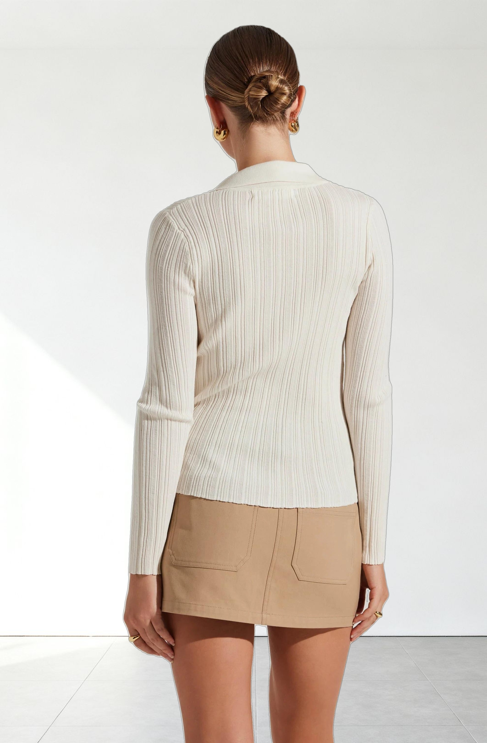 Eliot Collared Button-Up Sweater