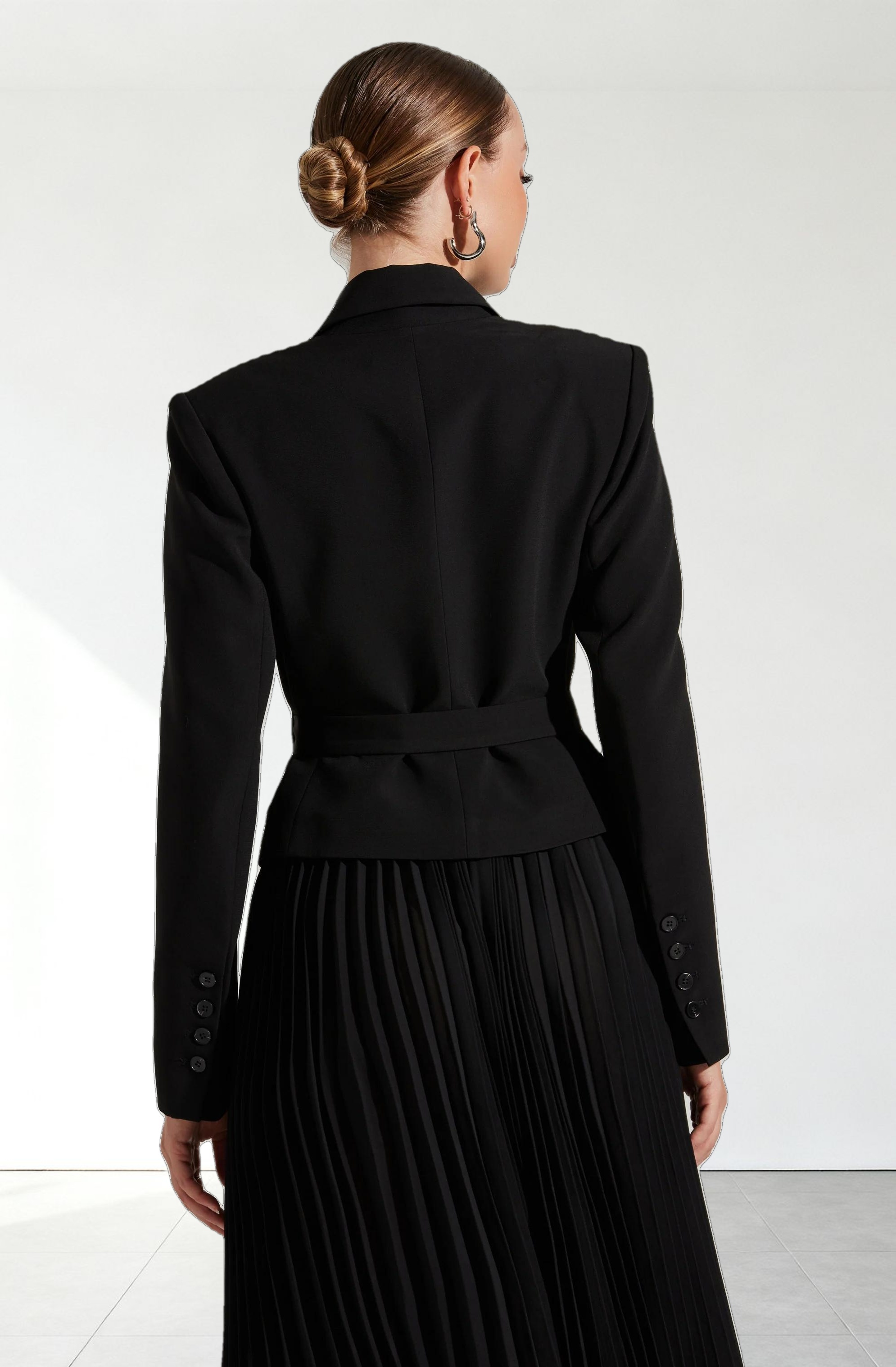 Sekani Mixed Media Wrap Dress