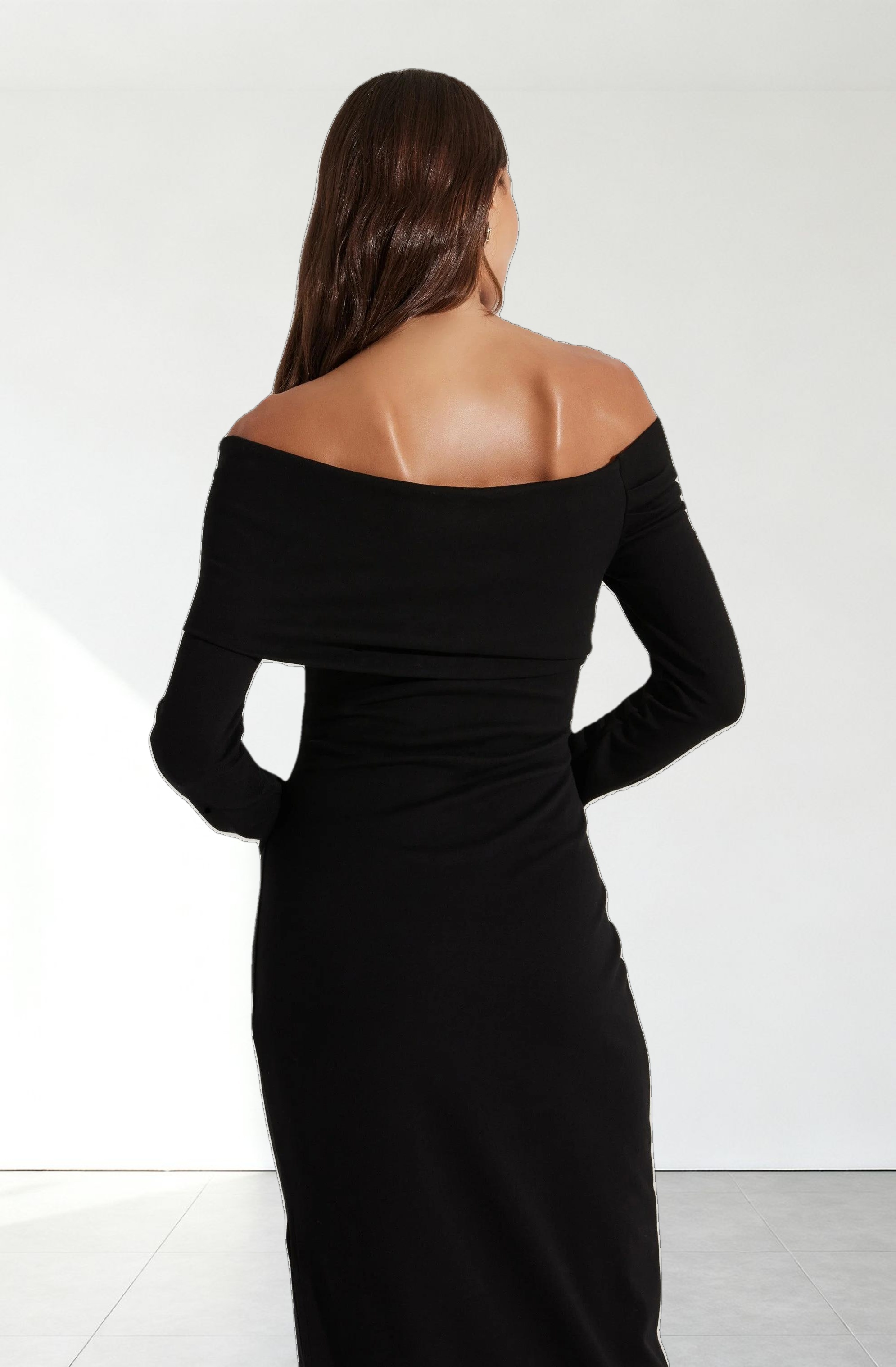 Jada Off Shoulder Midi Dress