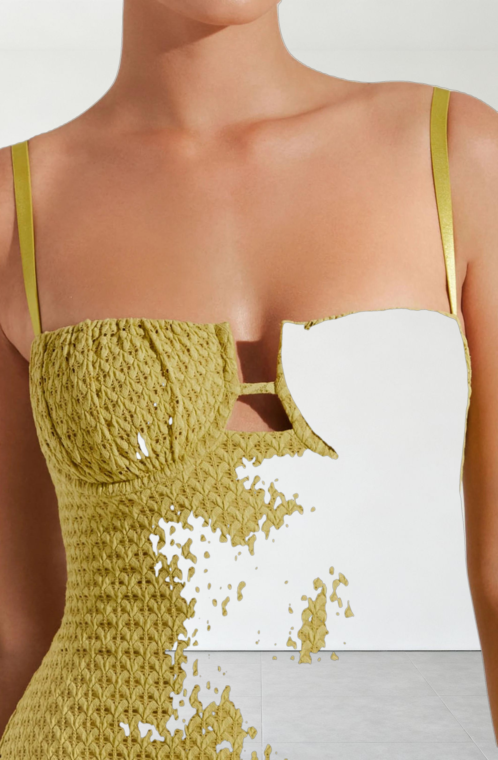 Jaida Bustier Bodycon Midi Dress