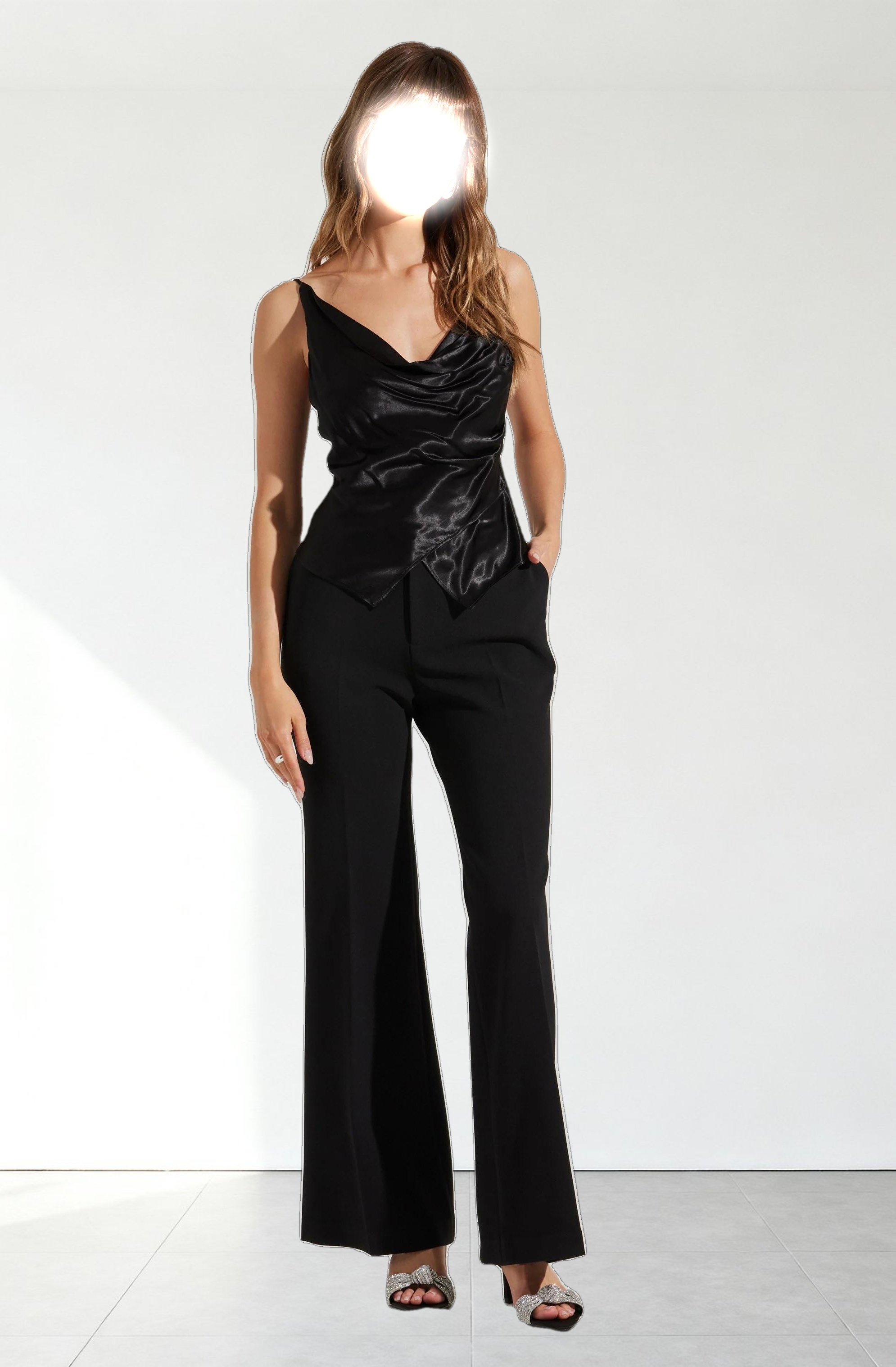 Lawson High Waisted Trouser Pants