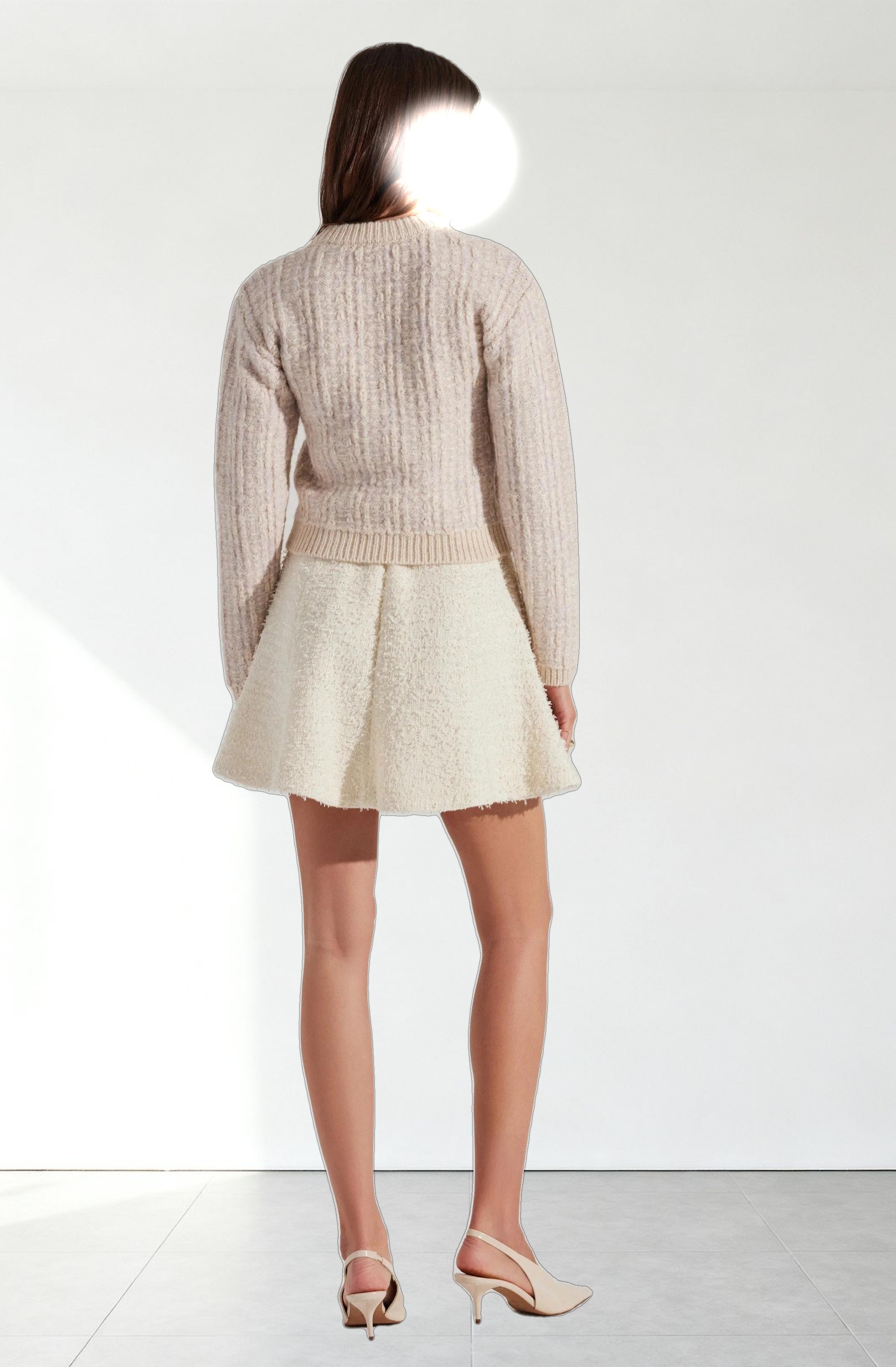 Kiona Tweed Mini Skirt