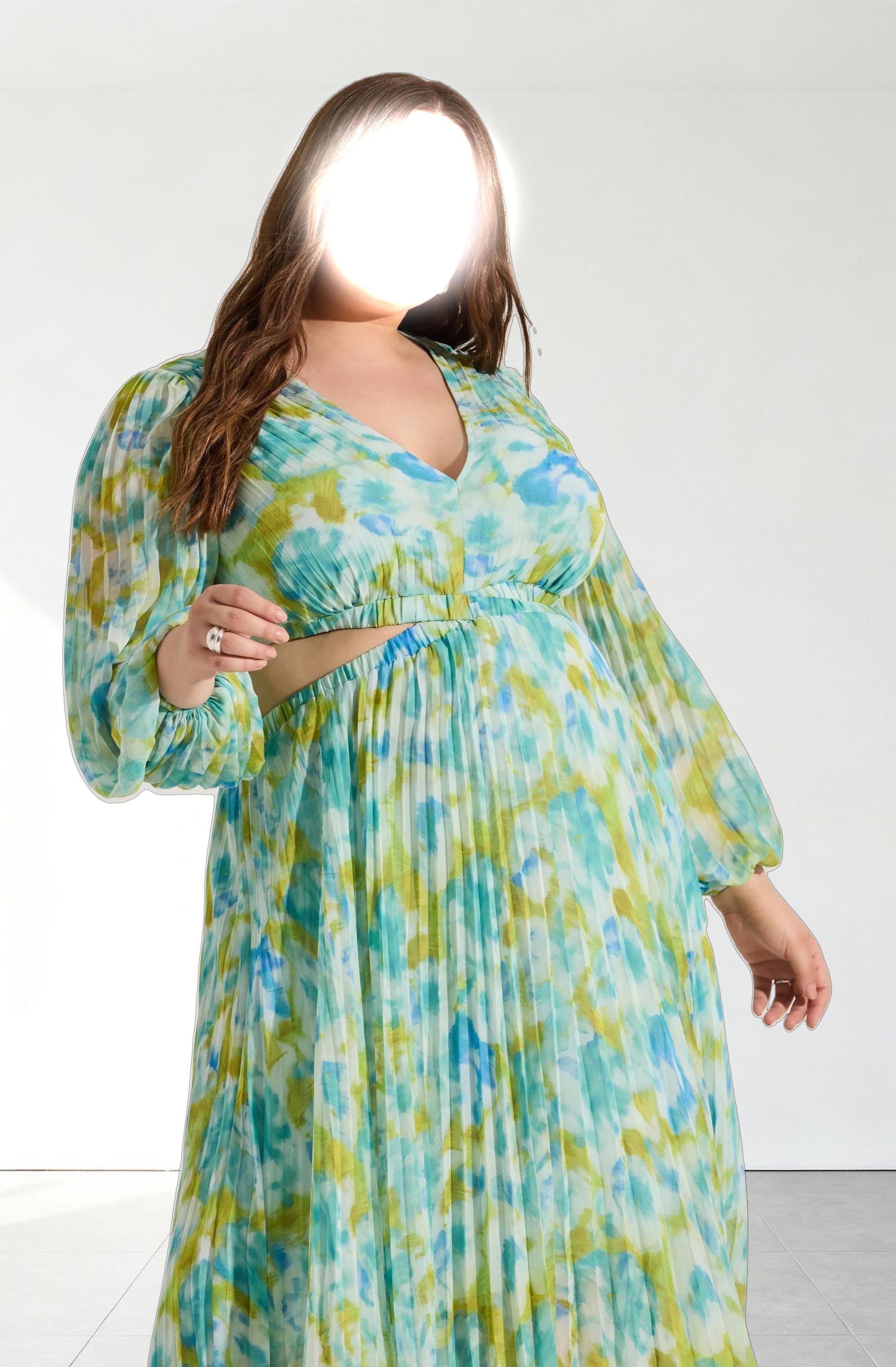 Revery Floral Long Sleeve Maxi Dress