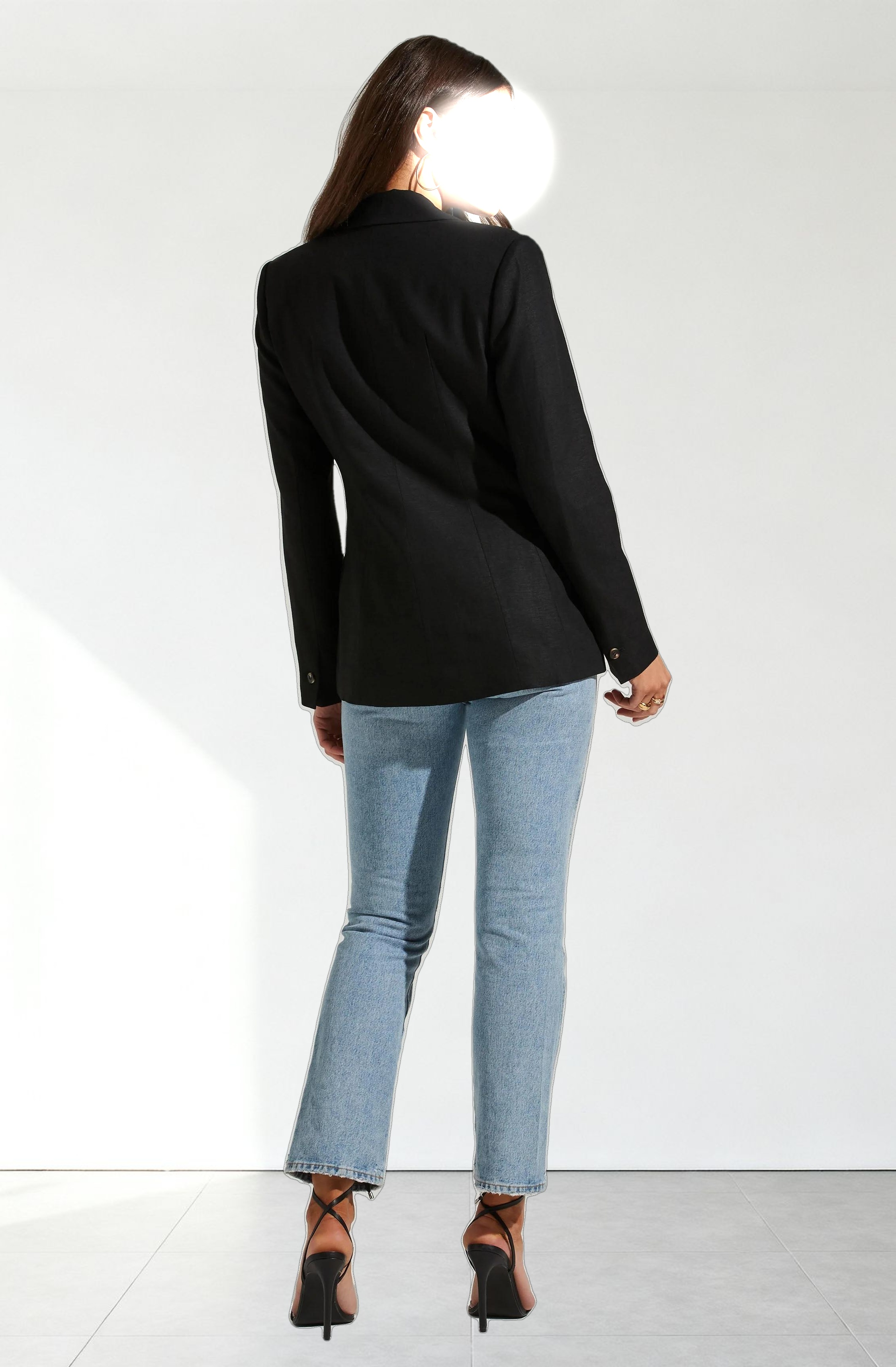 Fitted Buttoned Blazer