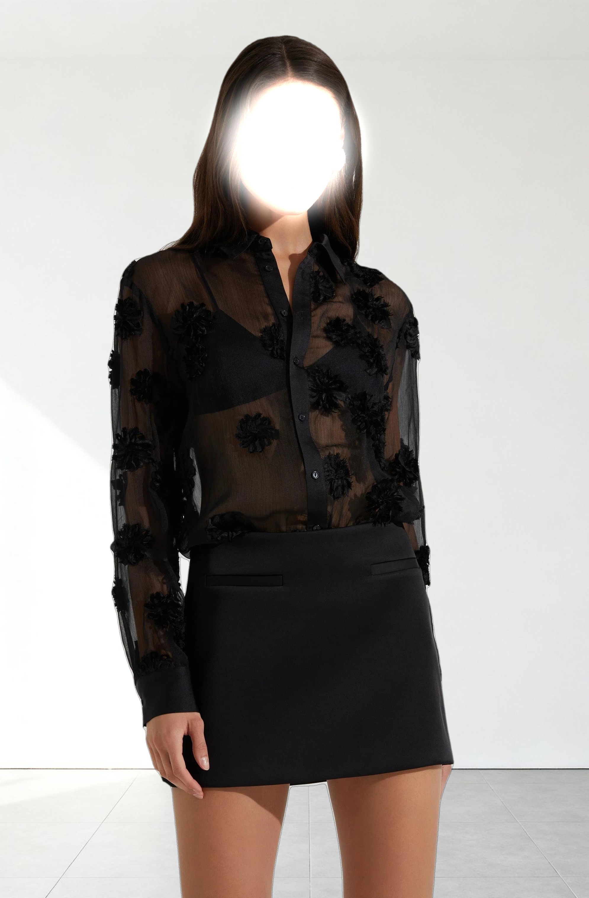 Jenessa Satin Mini Skirt