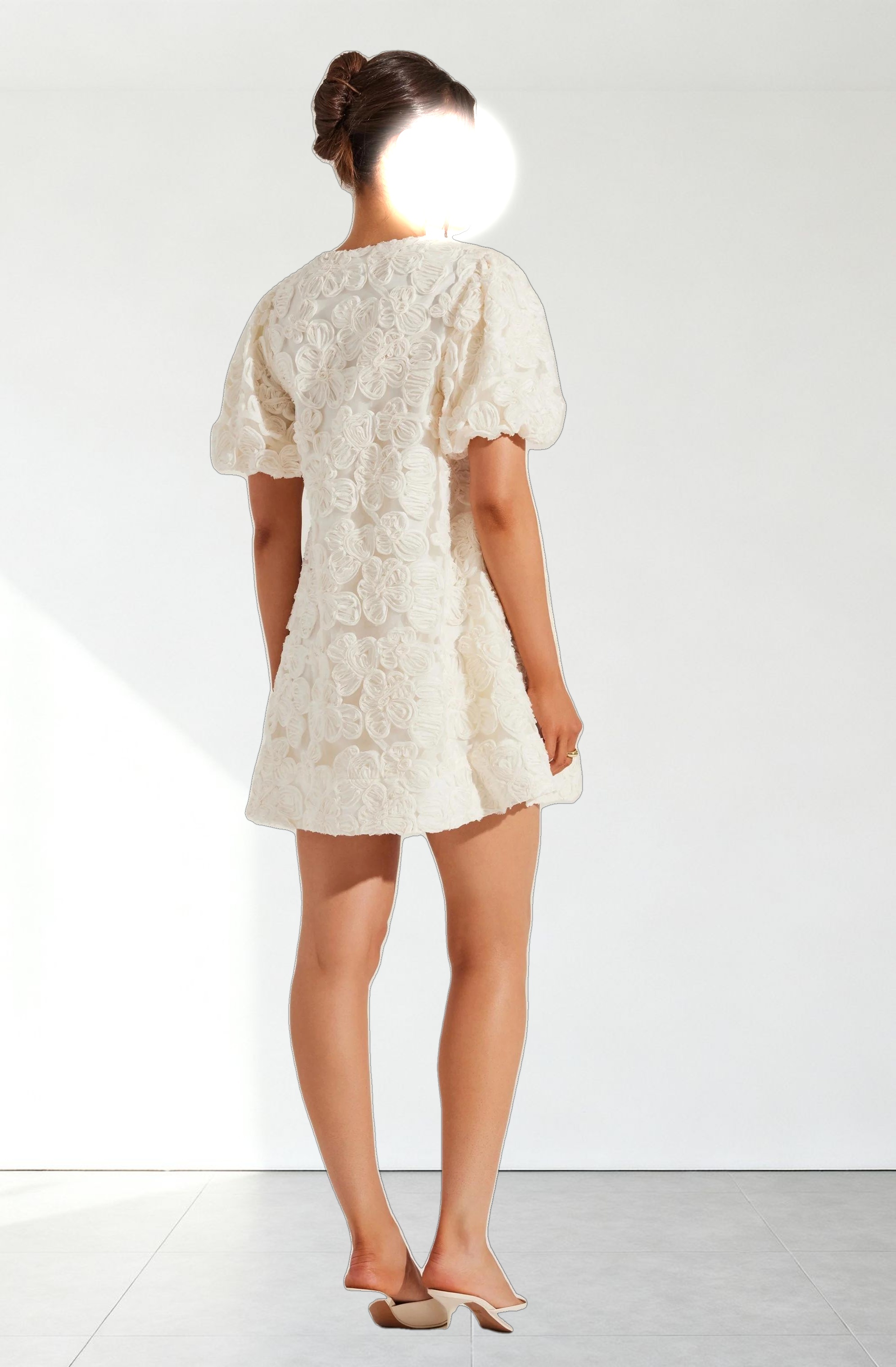 Lakelyn Floral Embroidered Mini Dress