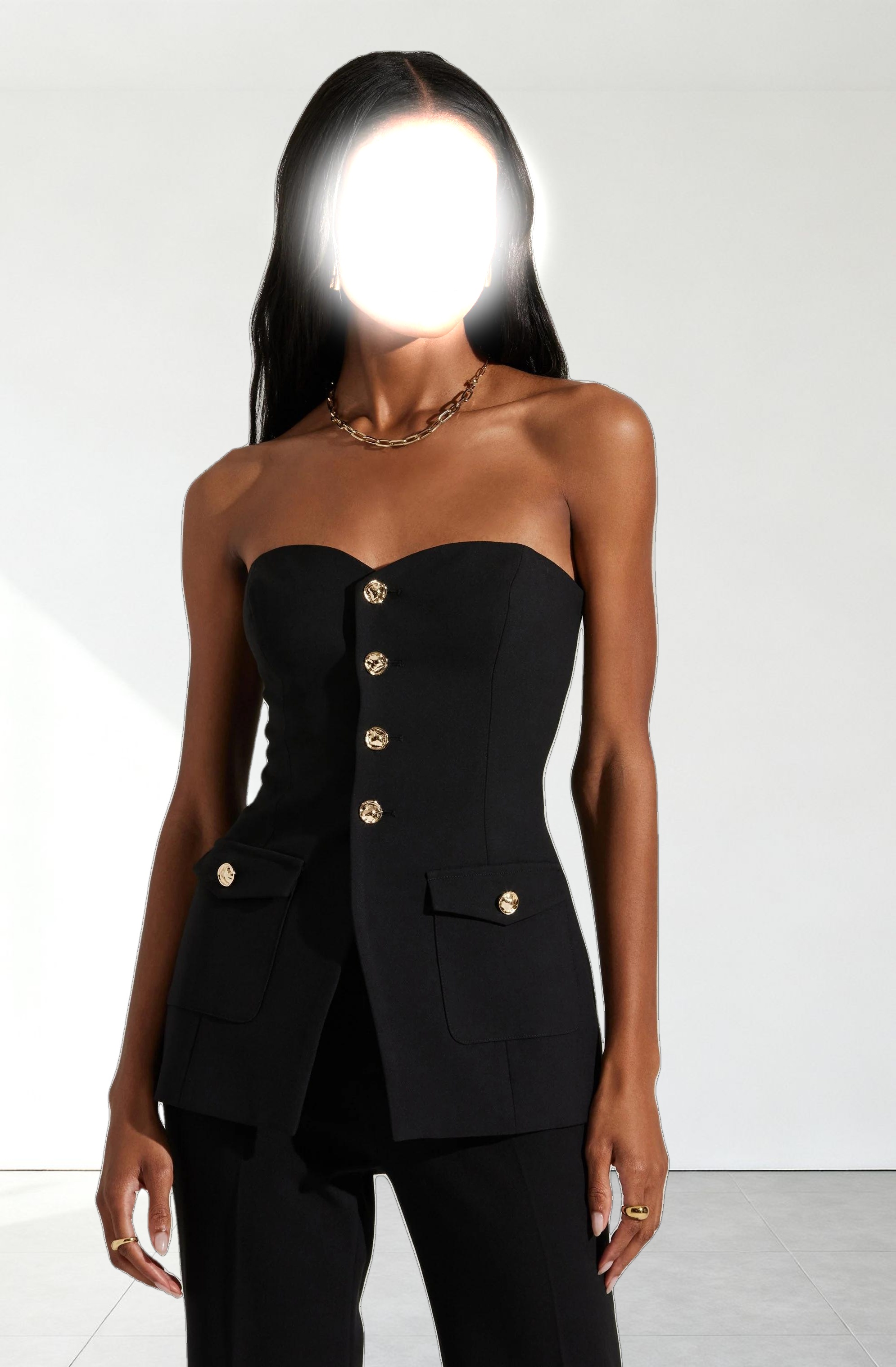 Milani Tailored Bustier Top