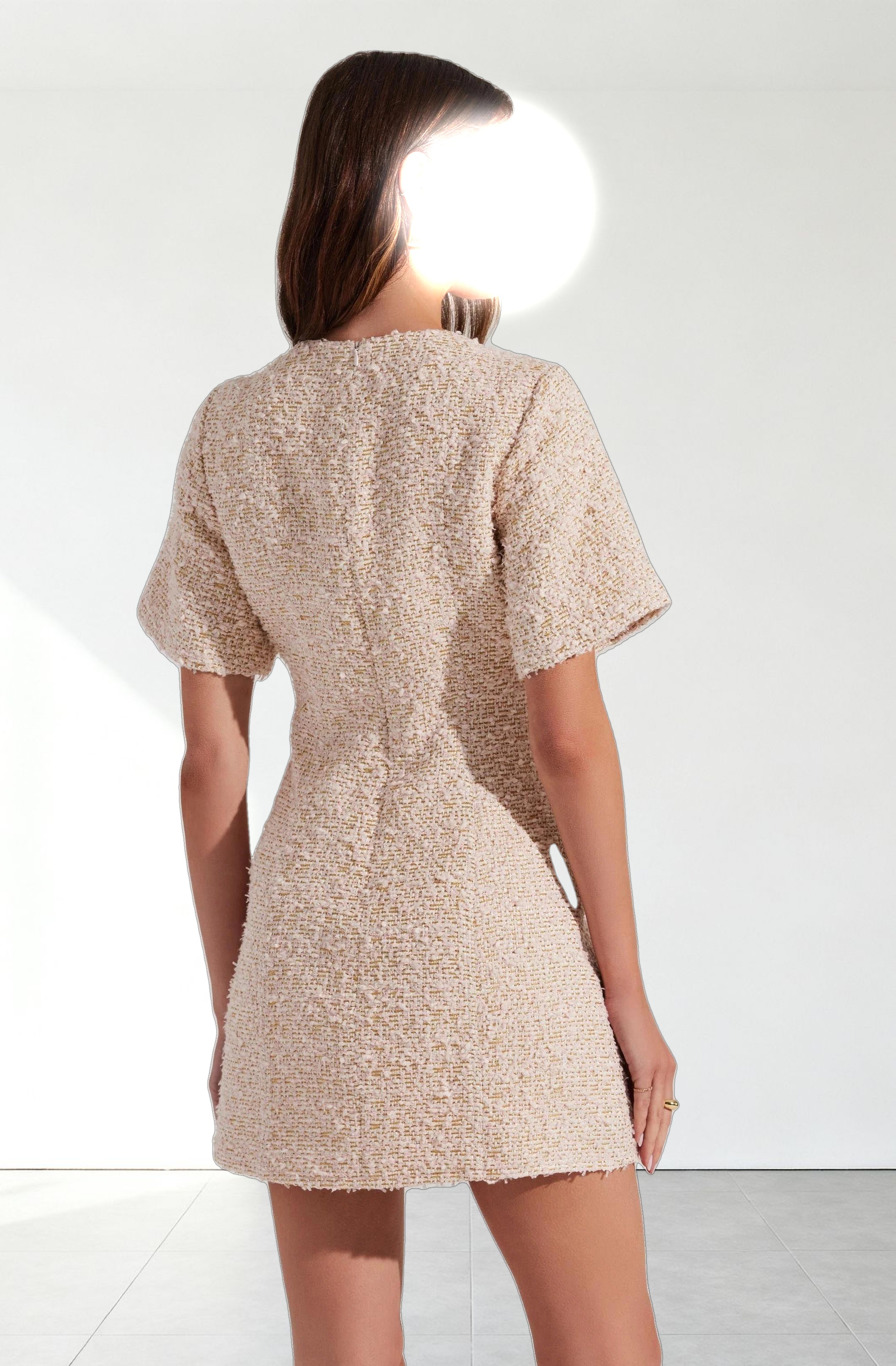 Portilla Tweed Mini Dress