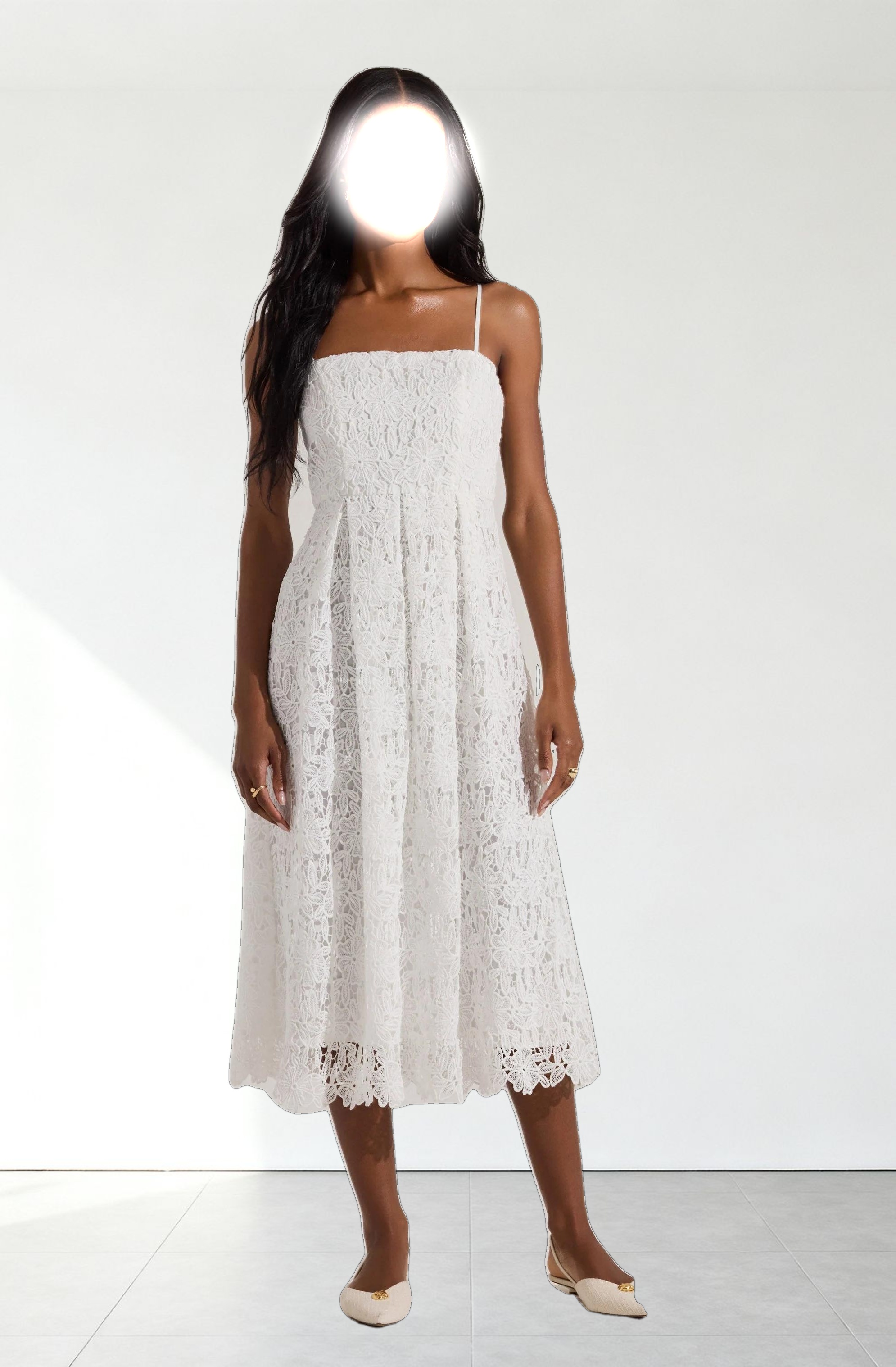 Lace Midi Dress