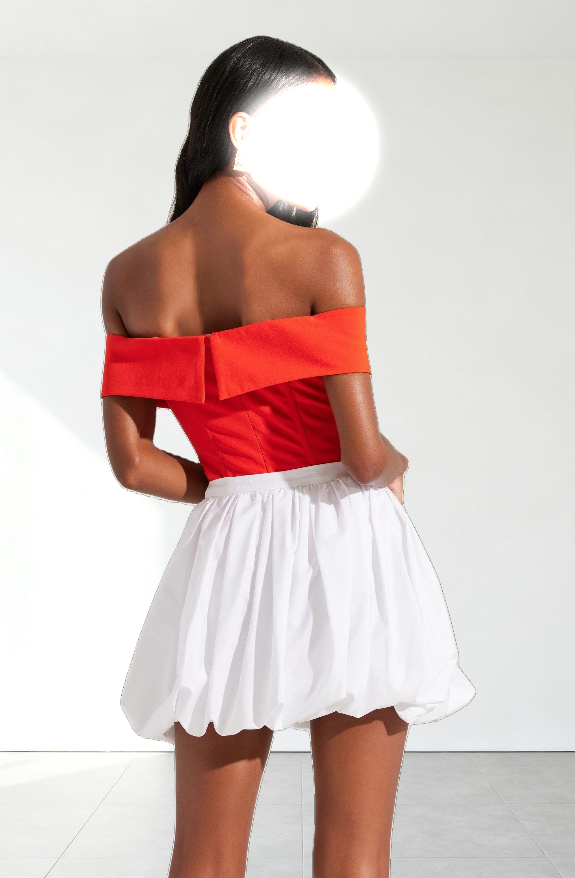 Telayna Off Shoulder Bow Top