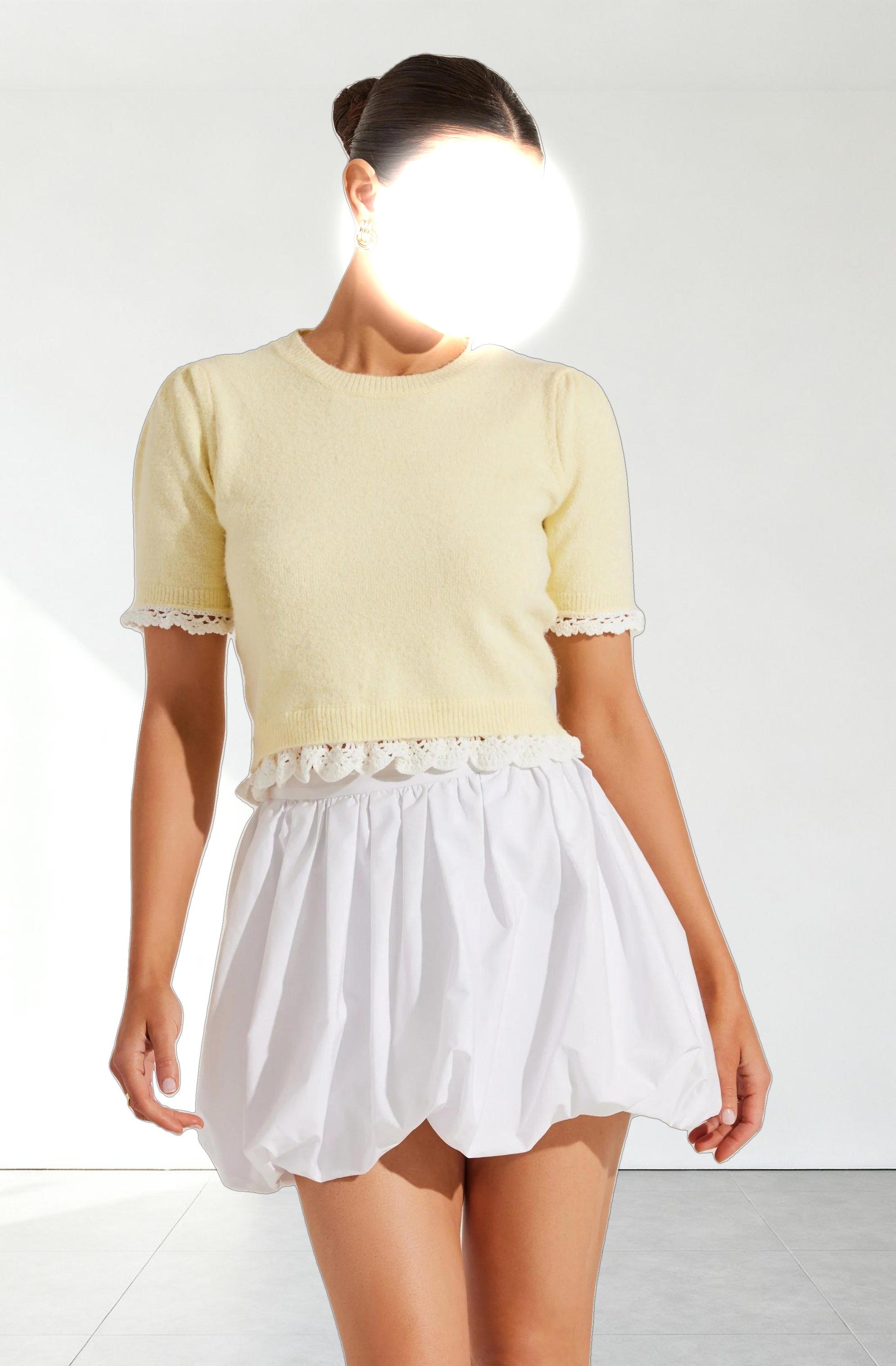 Libi Bubble Mini Skirt