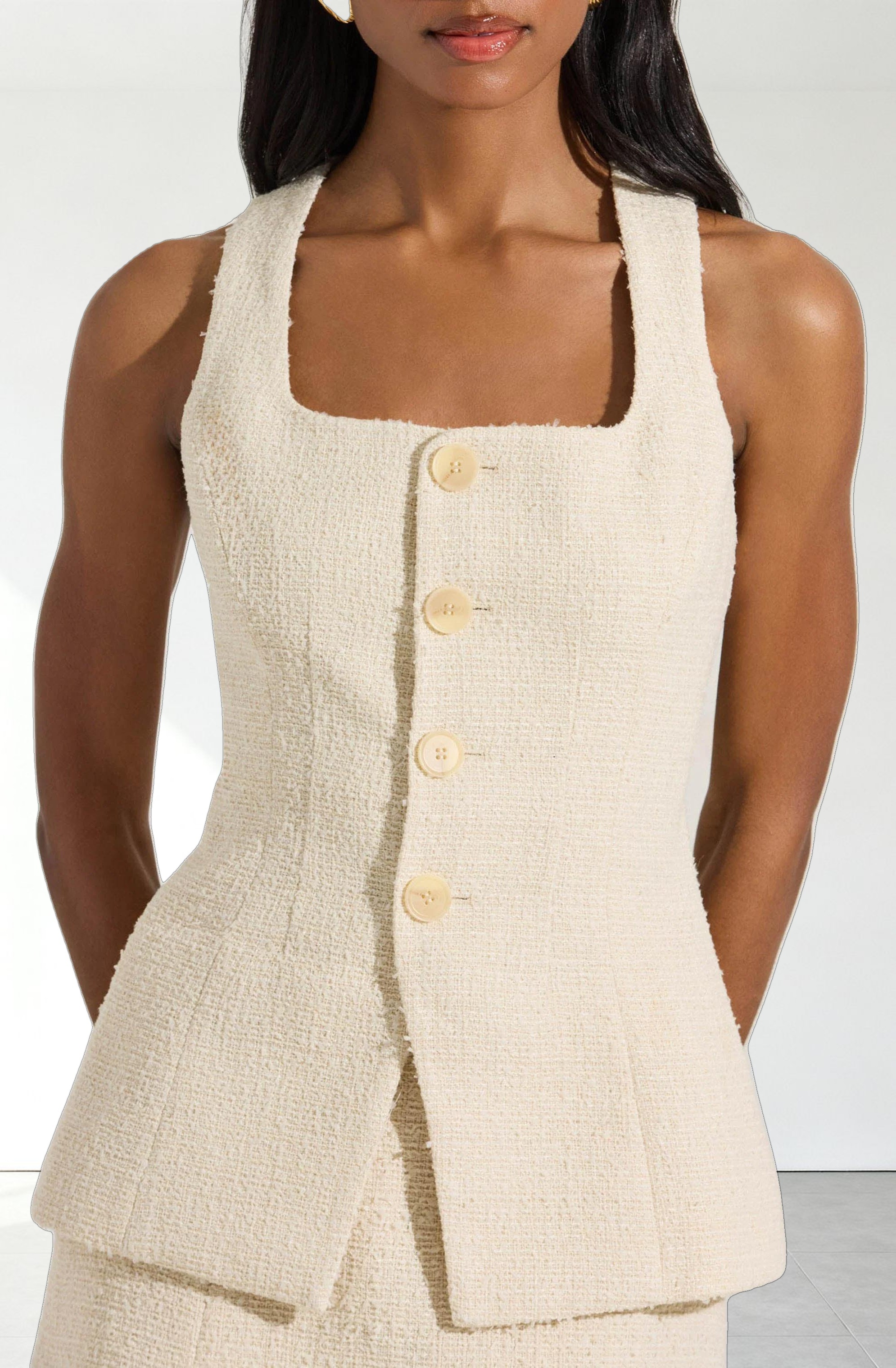Brunelle Tweed Cutaway Vest