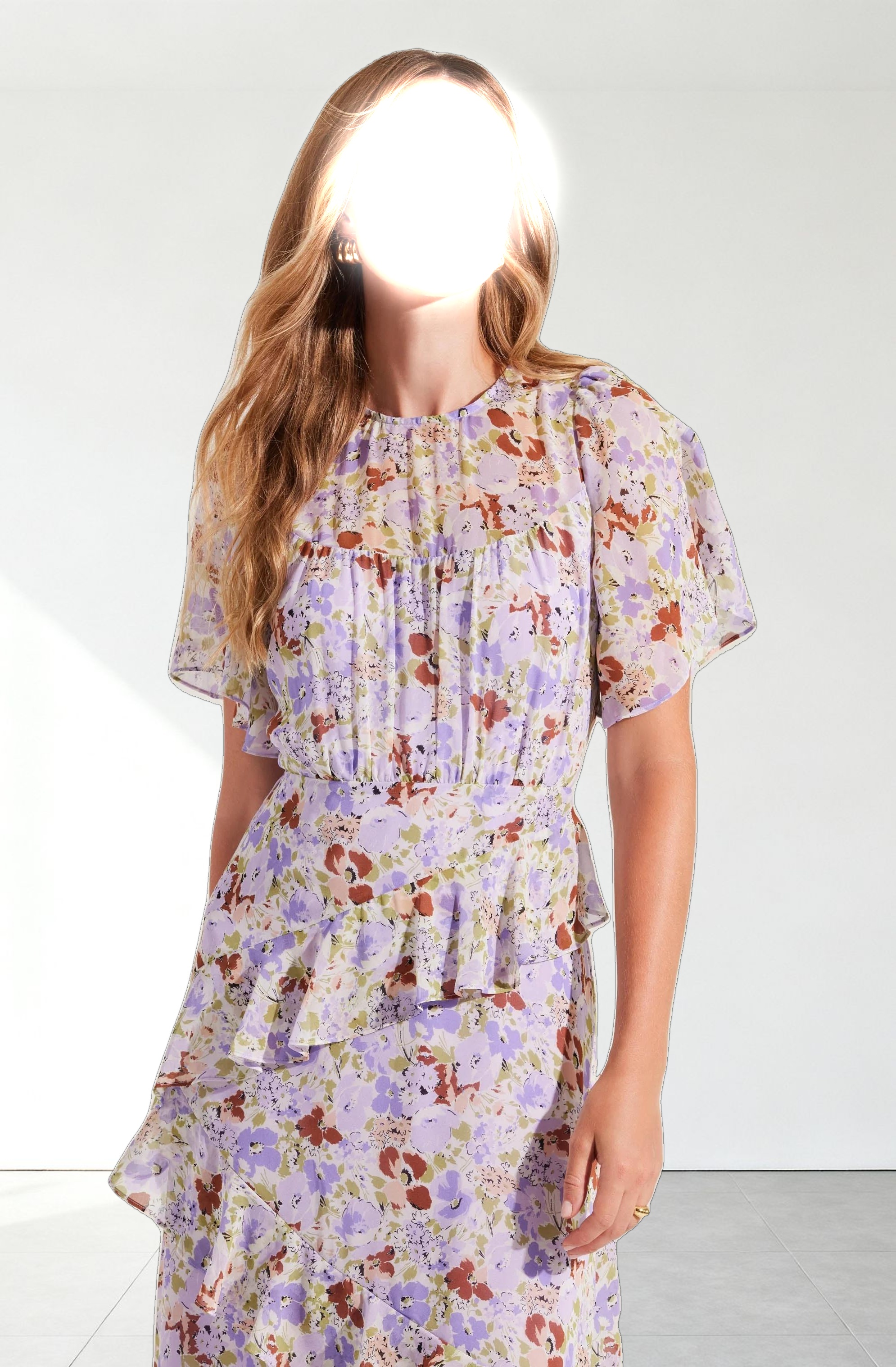 Floramae Floral Ruffle Dress