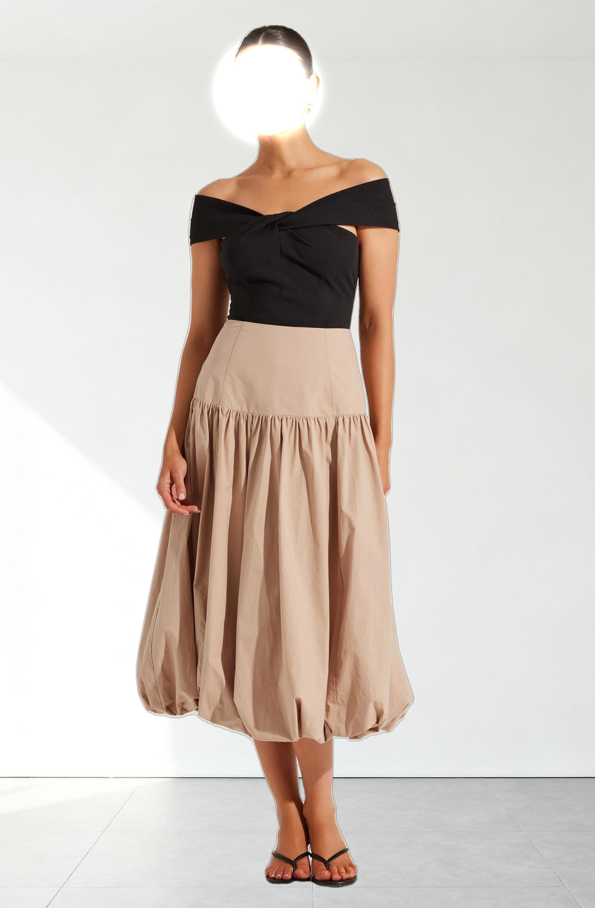 Catherine Twist Off Shoulder Top