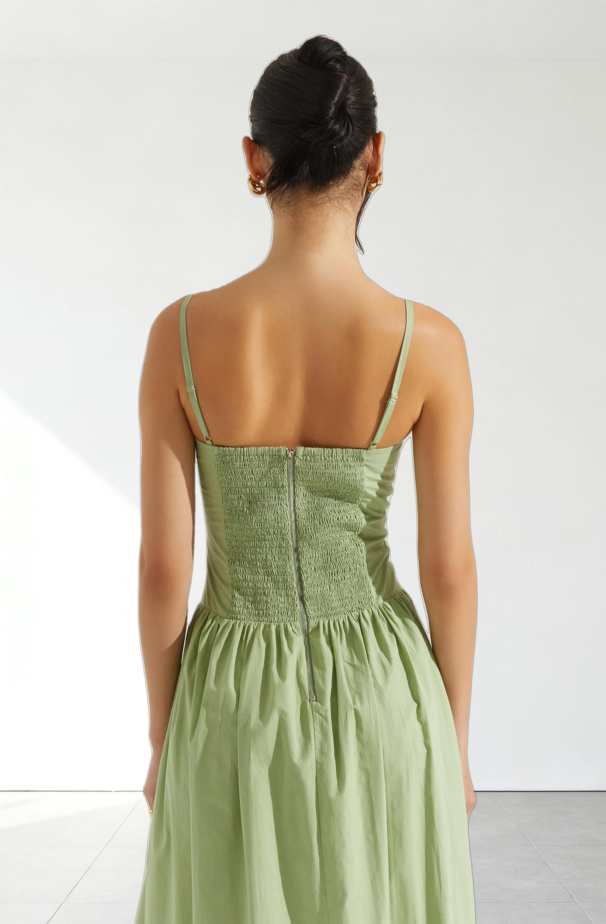 Nathalia Eyelet Midi Dress