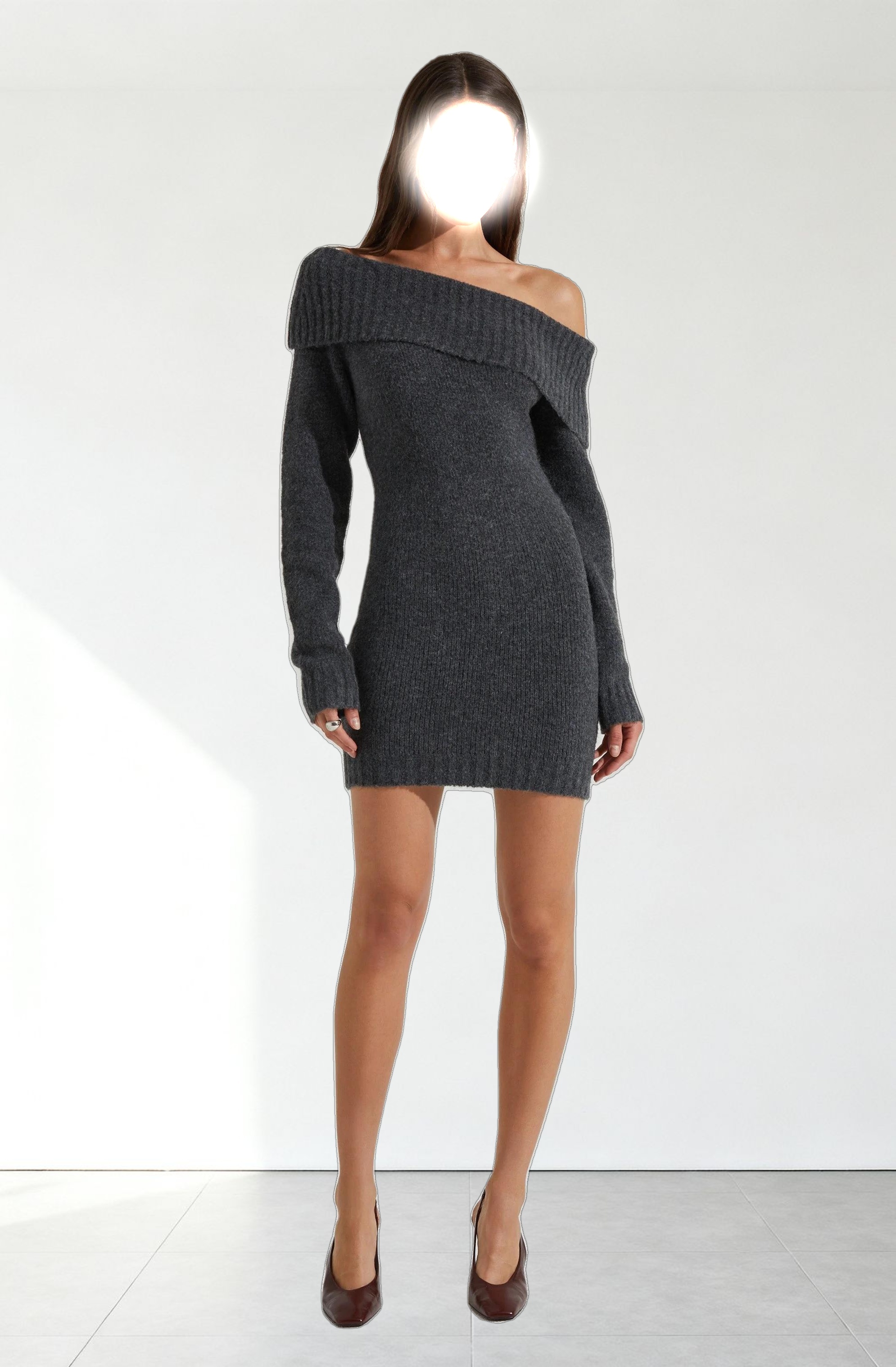 Leya Off Shoulder Sweater Dress
