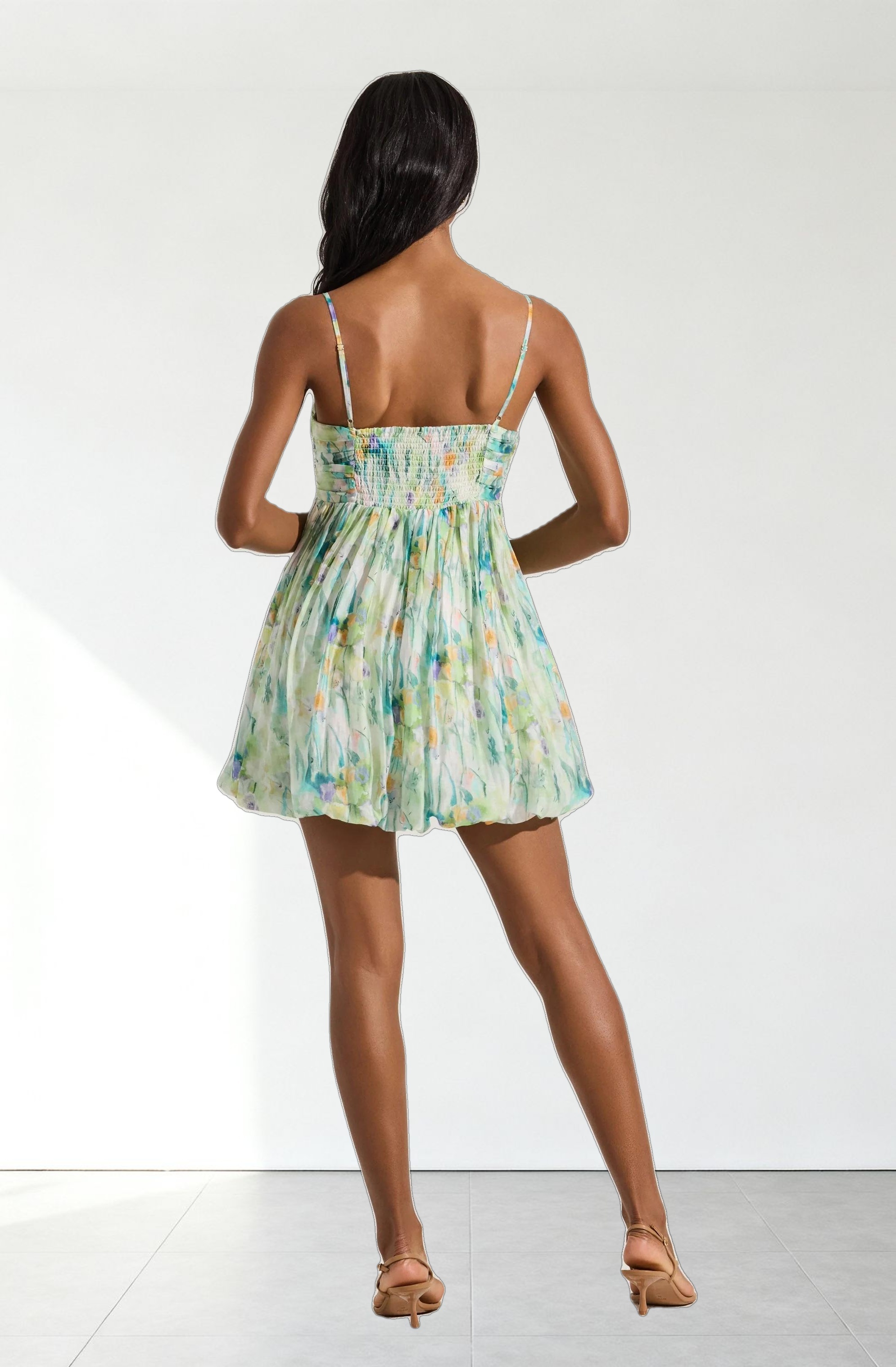 Bubble Floral Mini Dress