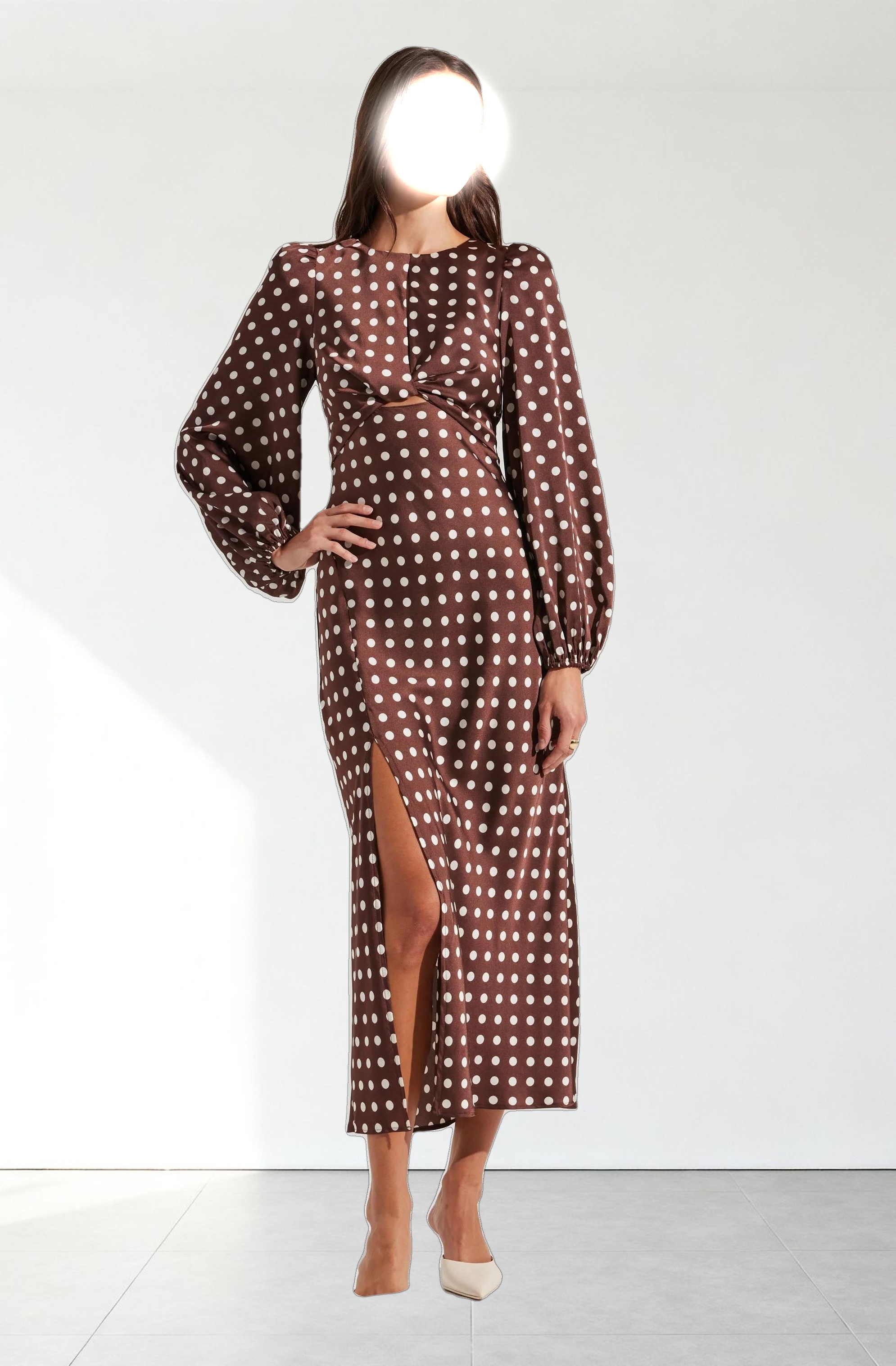 Suzy Polka Dot Midi Dress
